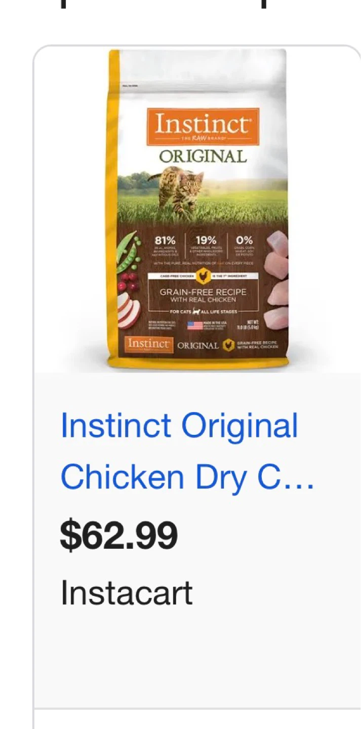 Instinct Original Grain-Free Chicken Cat Food - photo 3