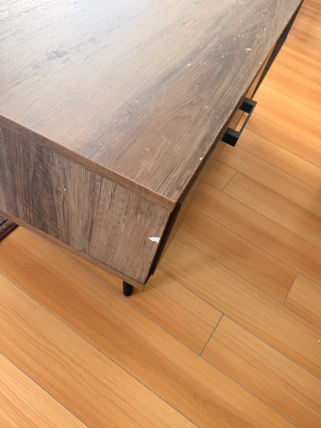 Wood Coffee Table with Drawer - photo 4