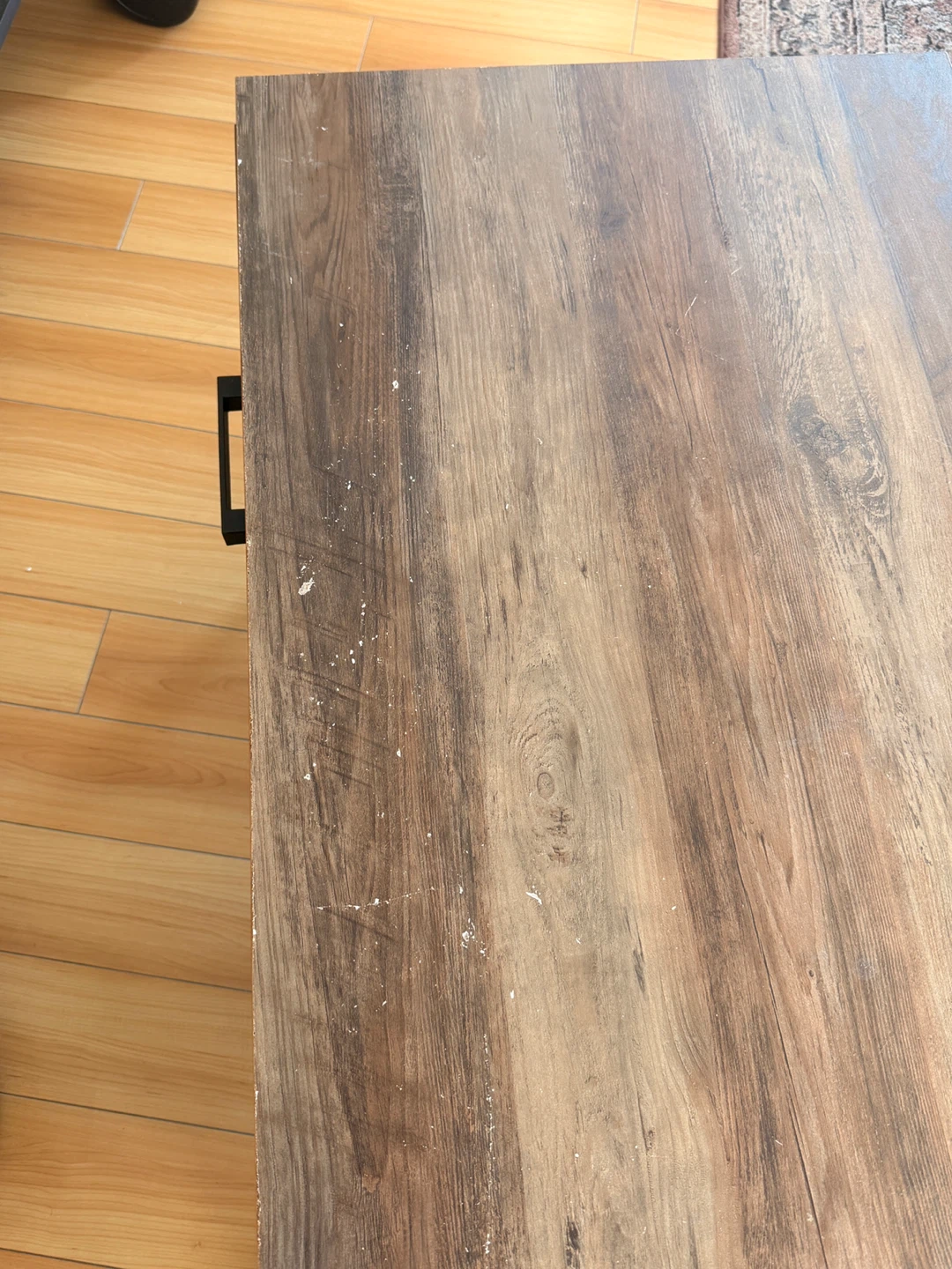 Wood Coffee Table with Drawer - photo 3