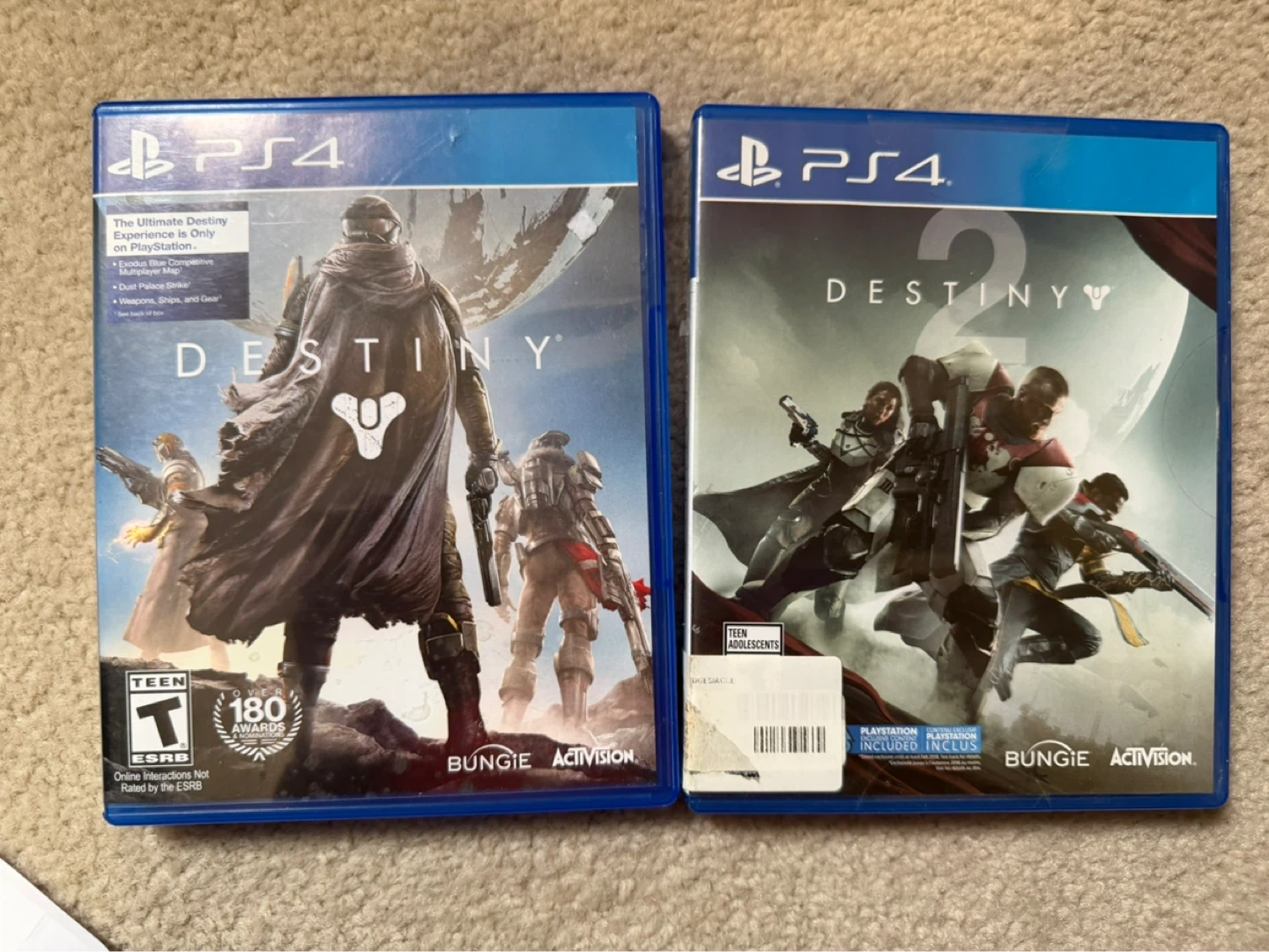 PlayStation 4 Destiny and Destiny 2 Games