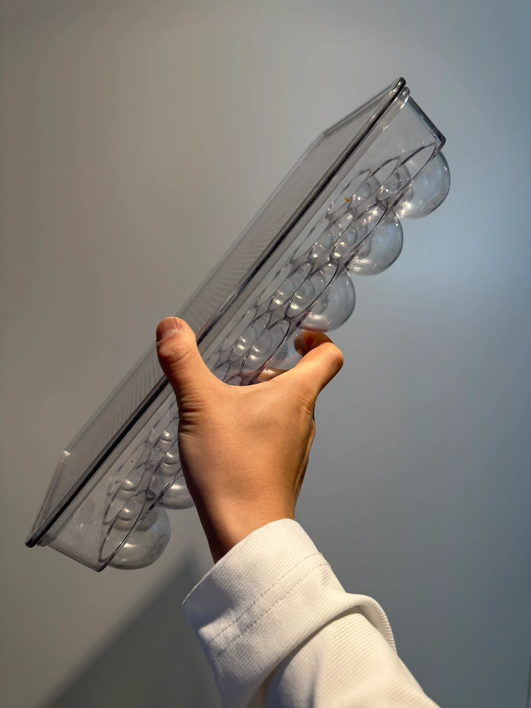 Clear Plastic Egg Holder Container - photo 2