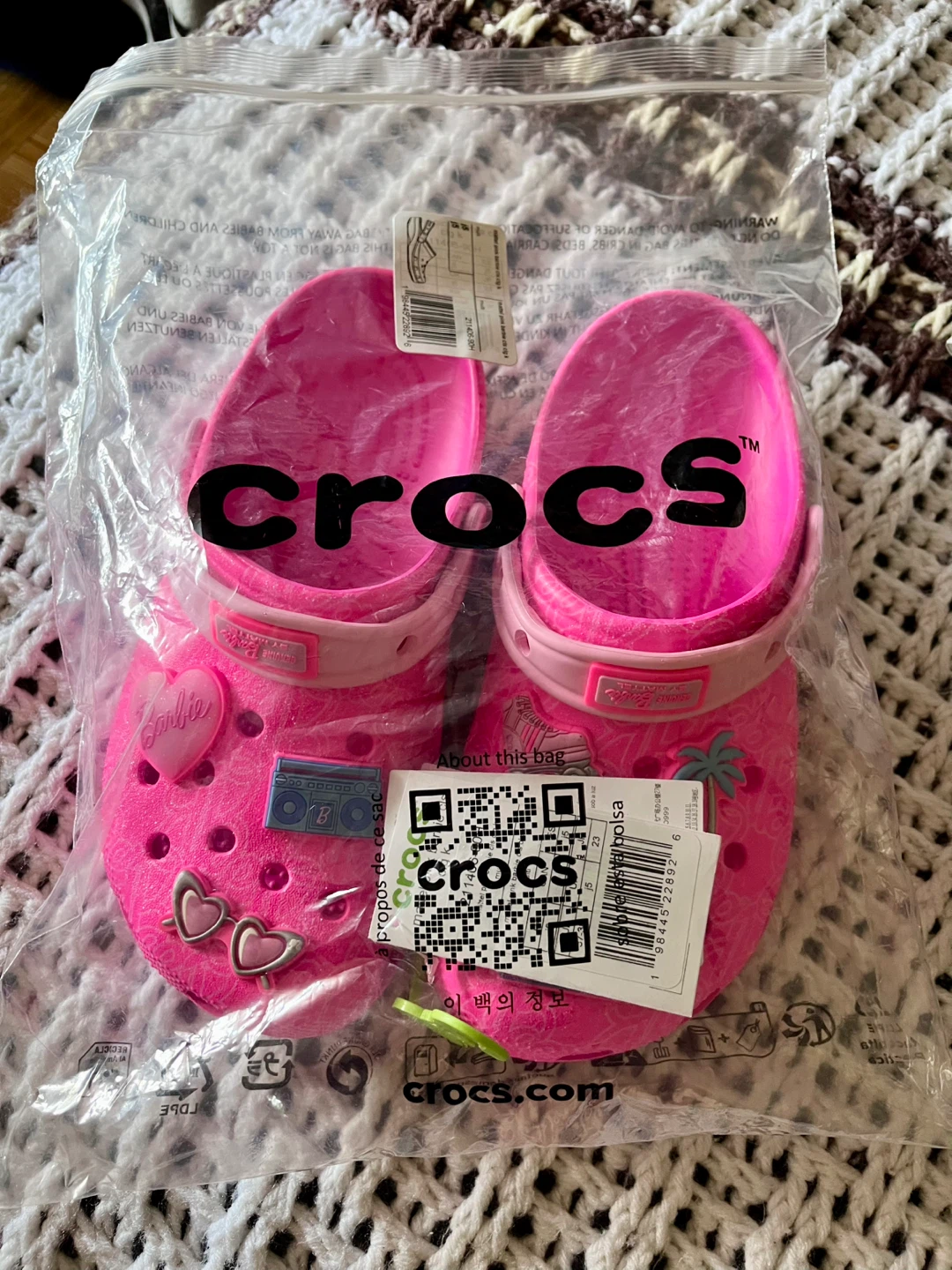 Crocs Kids' Barbie Classic Clog Big Kids Size J5 - photo 4