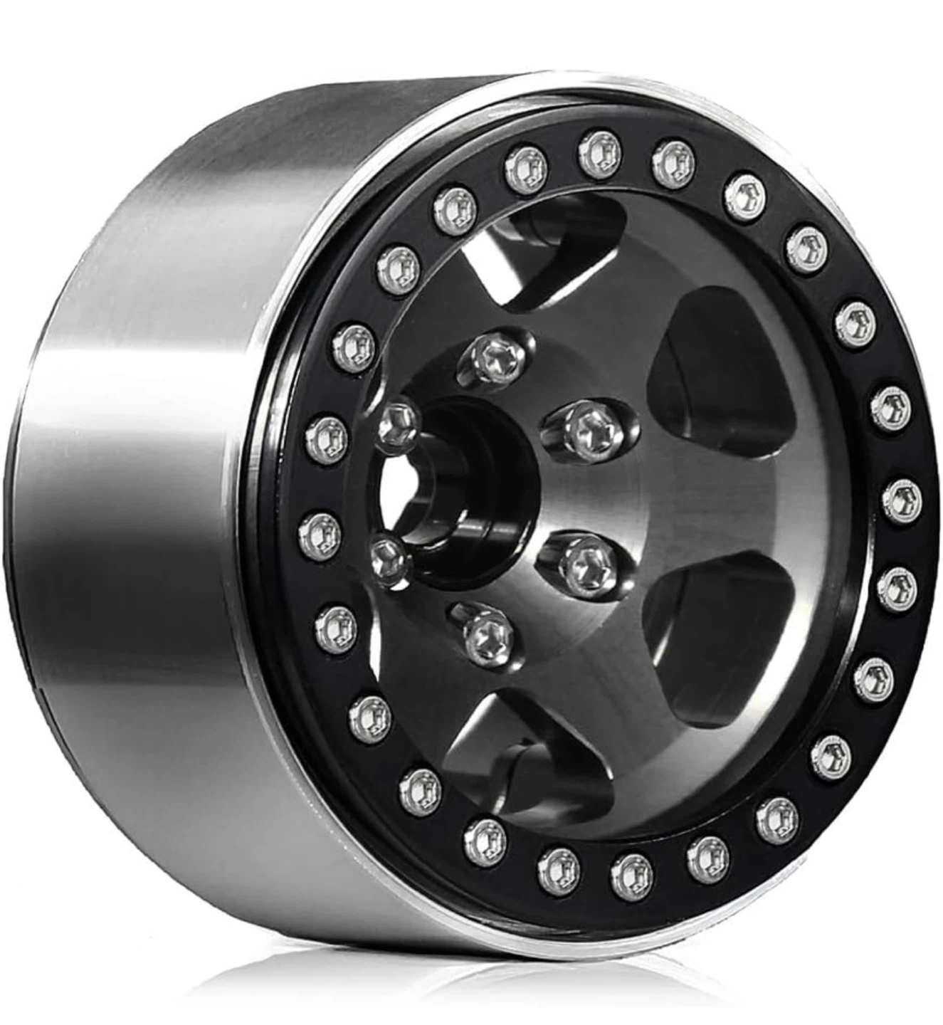 Luejnbogty 4pcs Metal 1.9inch RC Crawler Beadlock Wheels Rims - photo 3