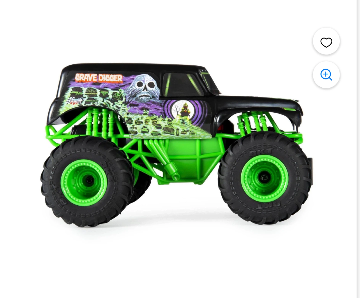 Monster Jam Grave Digger Remote Control Truck 1:24 Scale