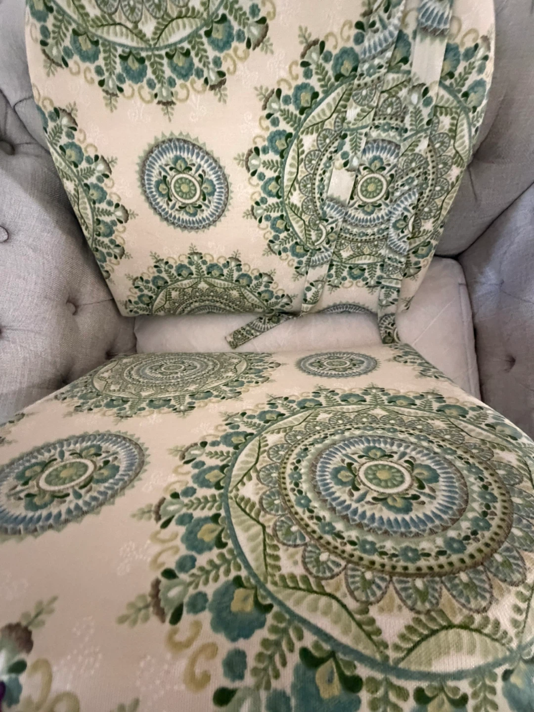 Mandala Print Chair Cushions (Set of 3) - photo 2