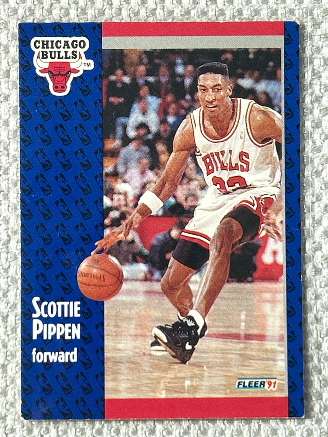 1991 Fleer Scottie Pippen Chicago Bulls Basketball Card