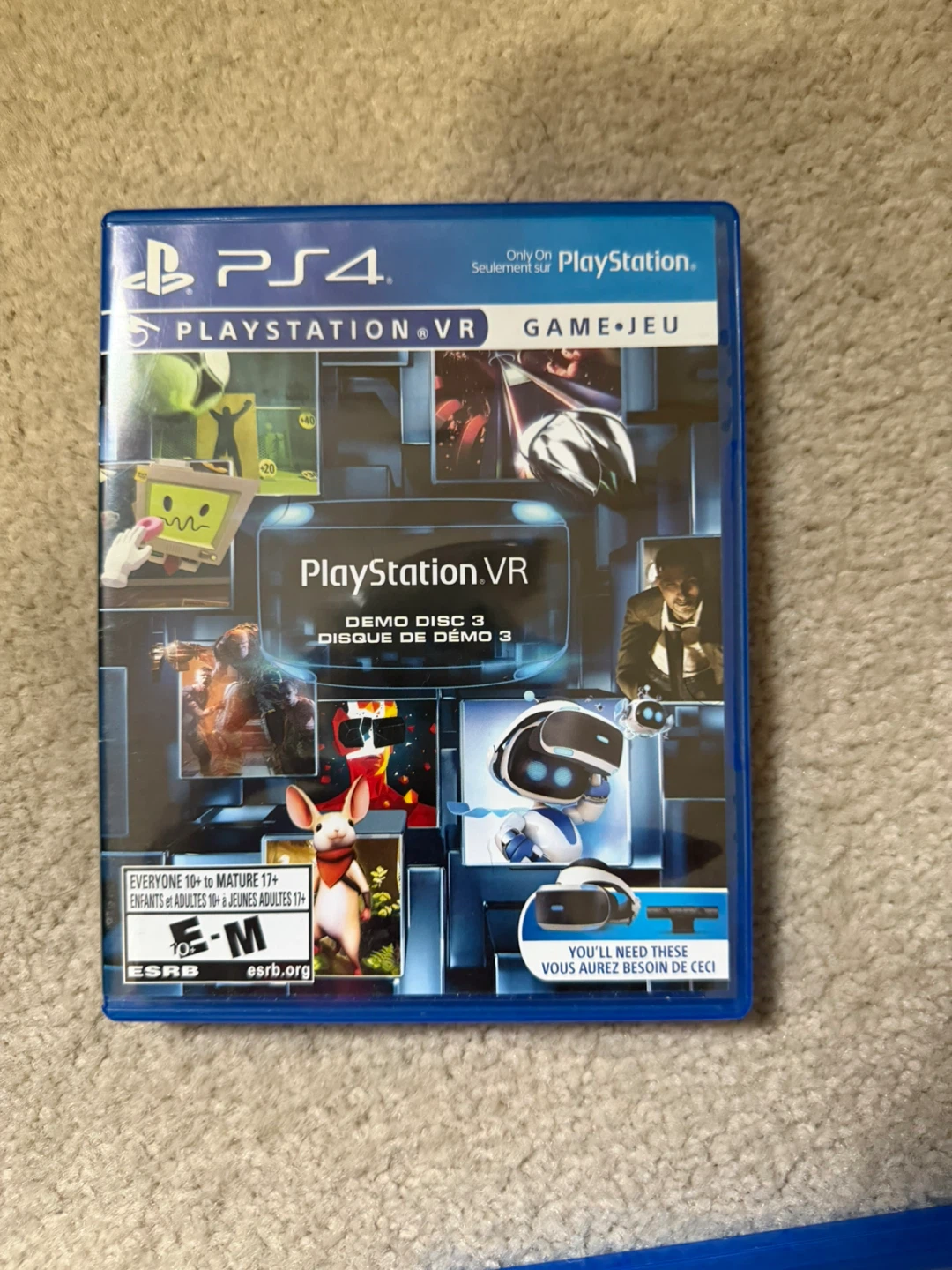 PlayStation VR Demo Disc 3 PS4 Game