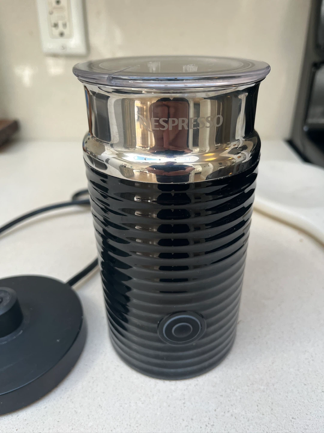 Nespresso Aeroccino Black Milk Frother