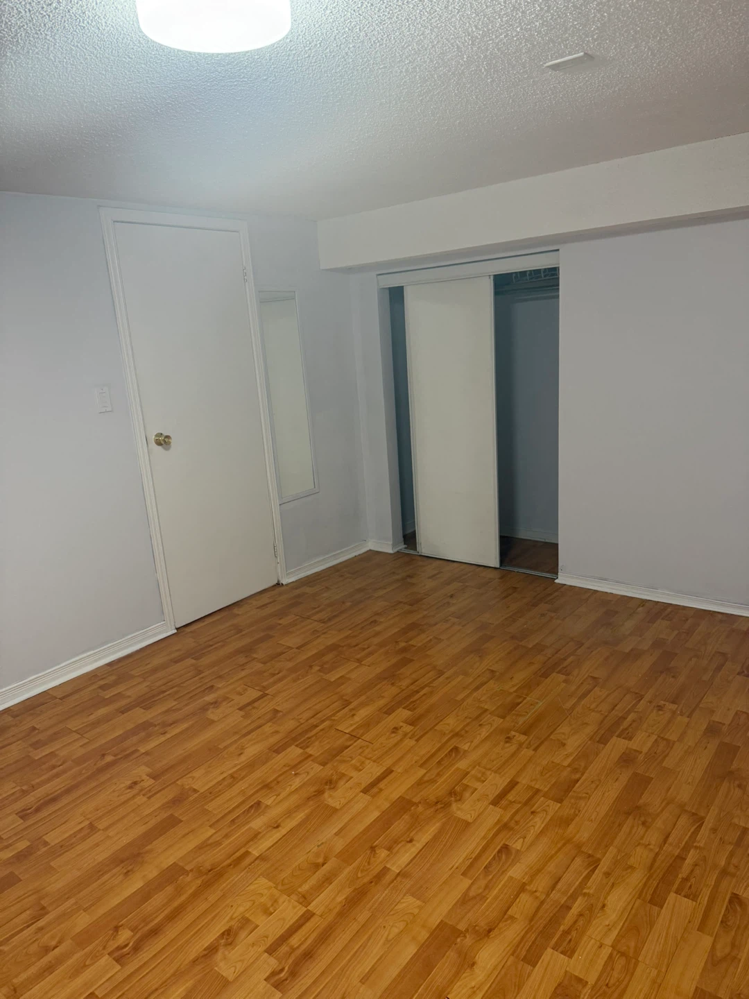 Empty Room with Wood Laminate Flooring - photo 2