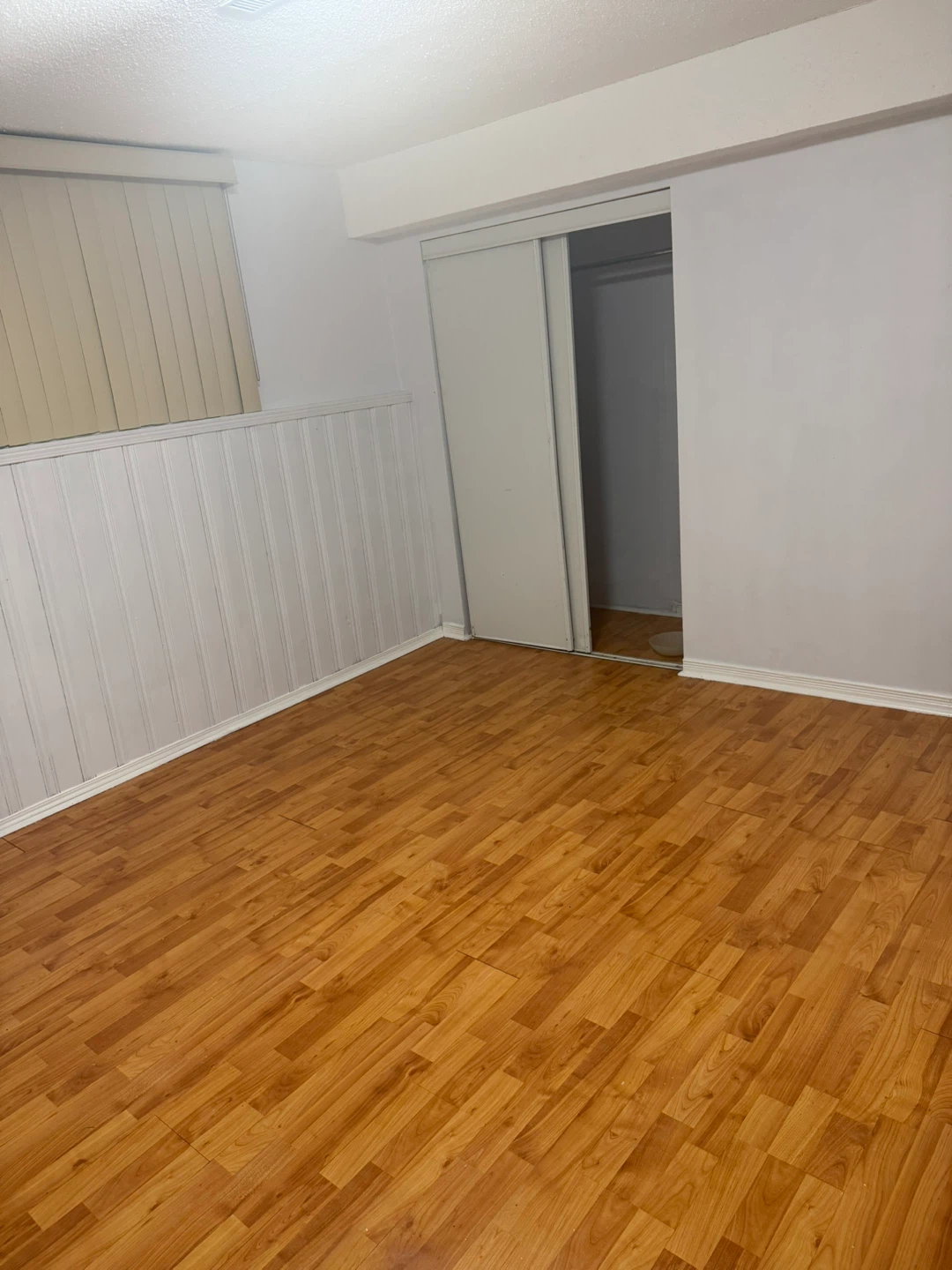 Empty Room with Wood Laminate Flooring - photo 4