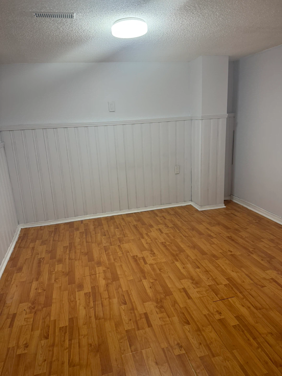 Empty Room with Wood Laminate Flooring - photo 3