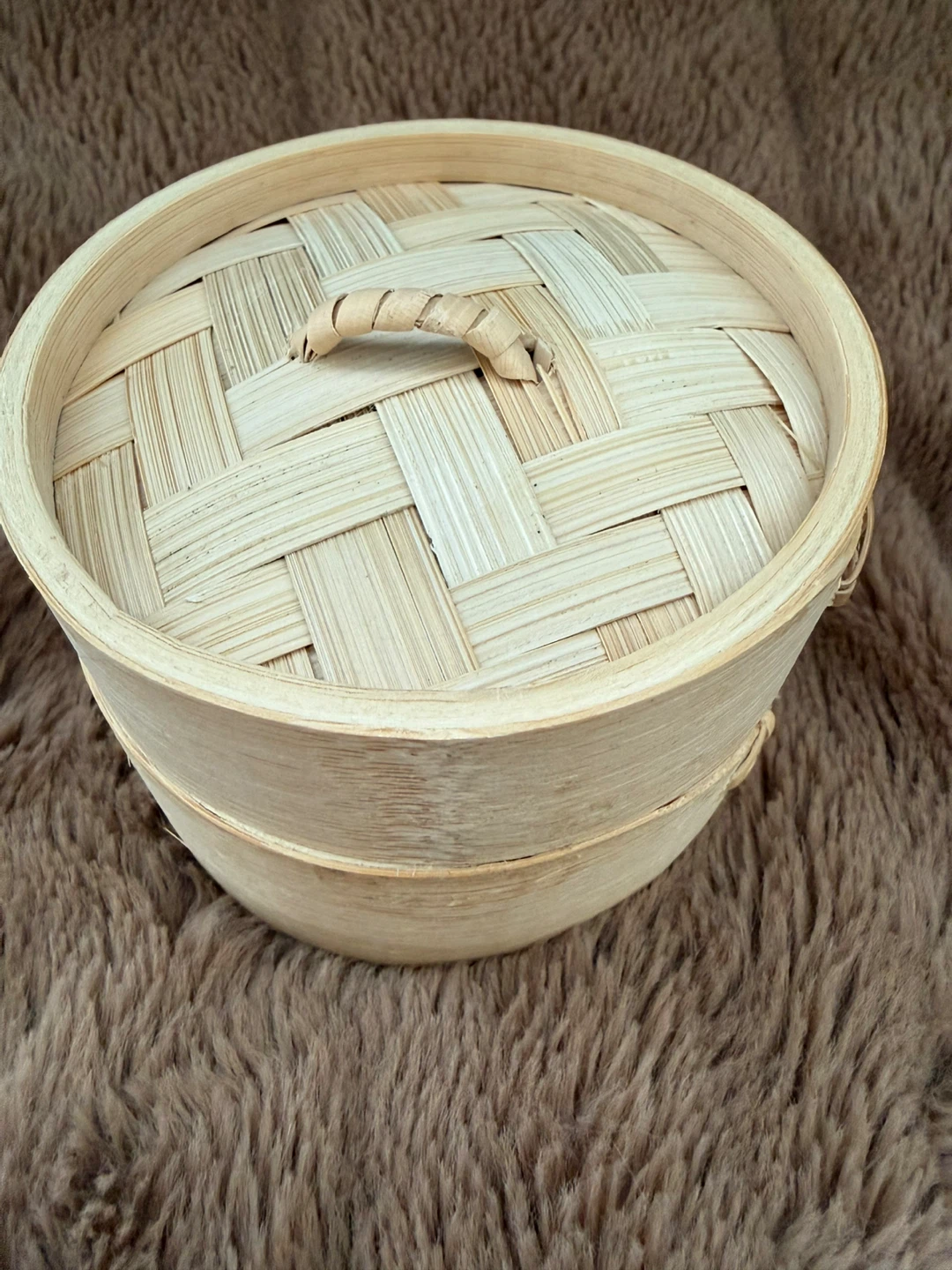Molly Tea Bun Shaped Candle with Bamboo Steamer