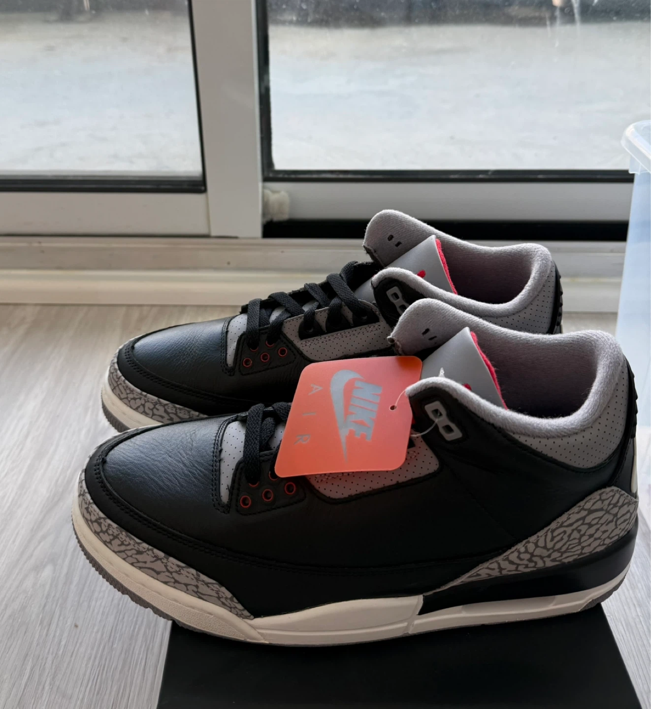 Brand New Air Jordan 3 Black Cement Size 10 - photo 2