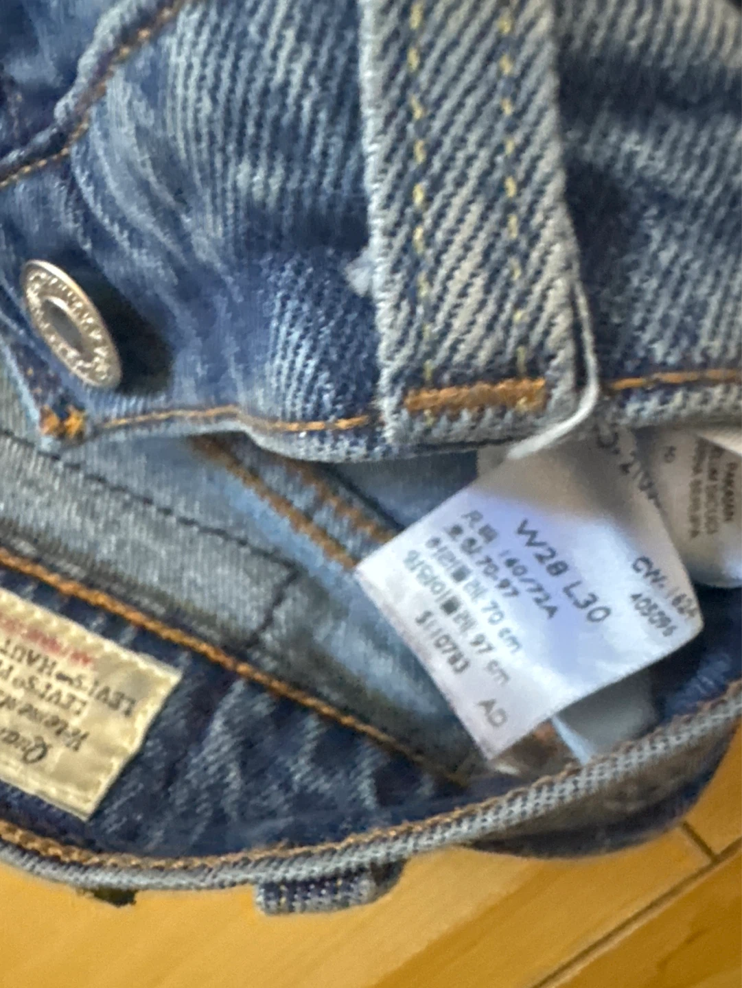 Levi's 501 90’s Jeans W28 L30 Blue Denim - photo 2