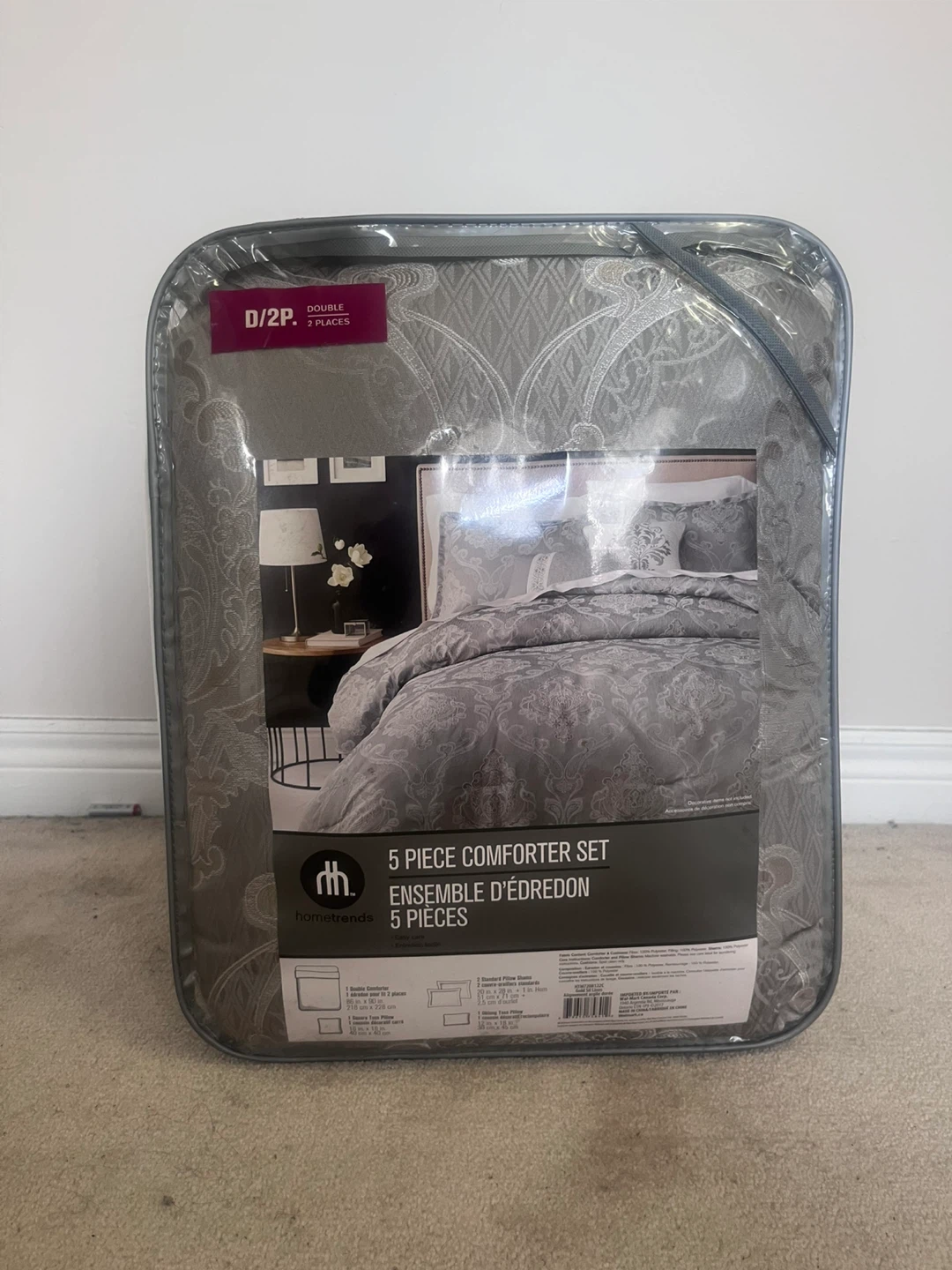 HomeTrends 5 Piece Comforter Set - Double