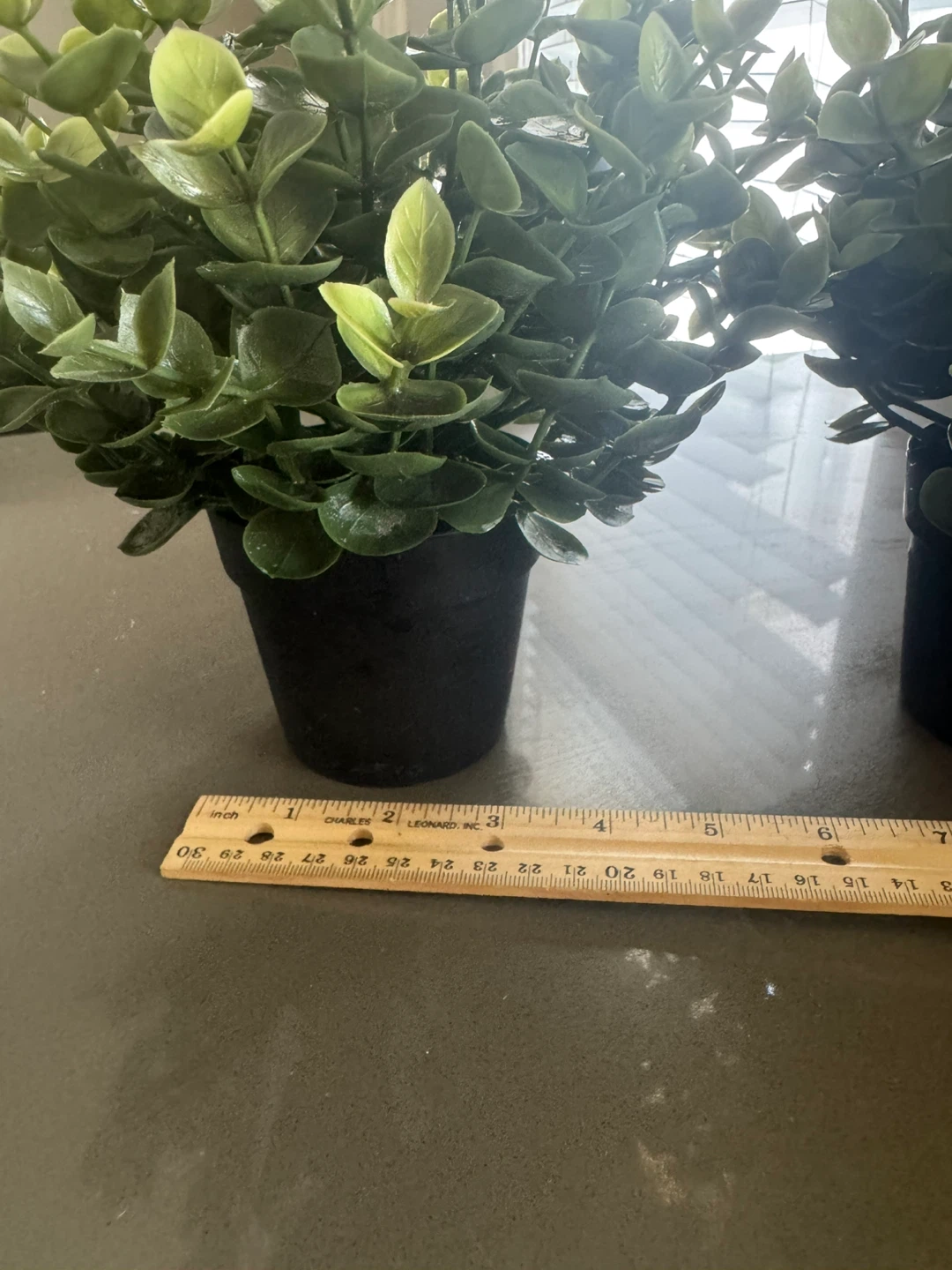 Set of 2 Artificial Plants with Pots - photo 3