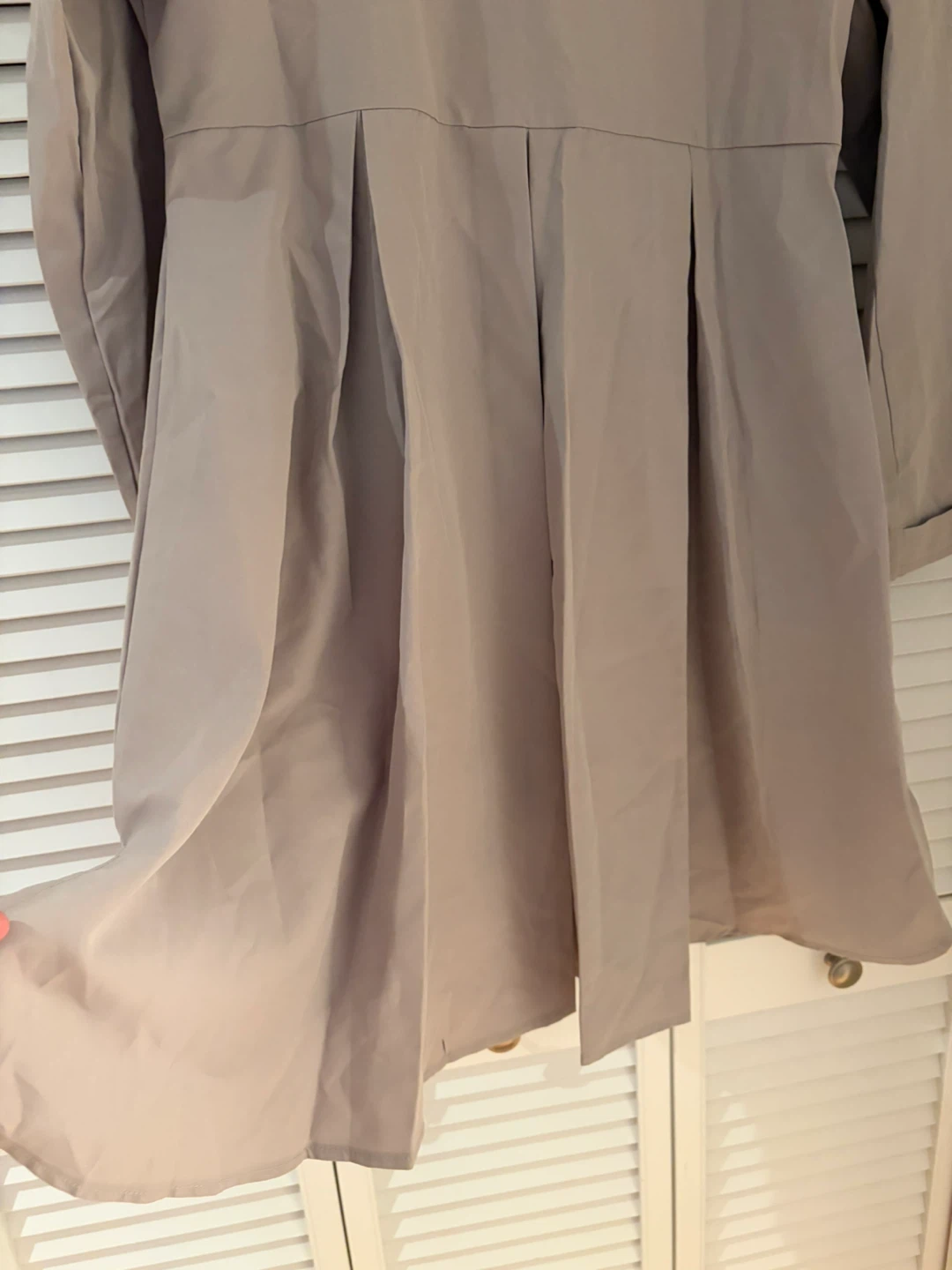 *NEW* Lightweight Beige Trench Coat M size - photo 5