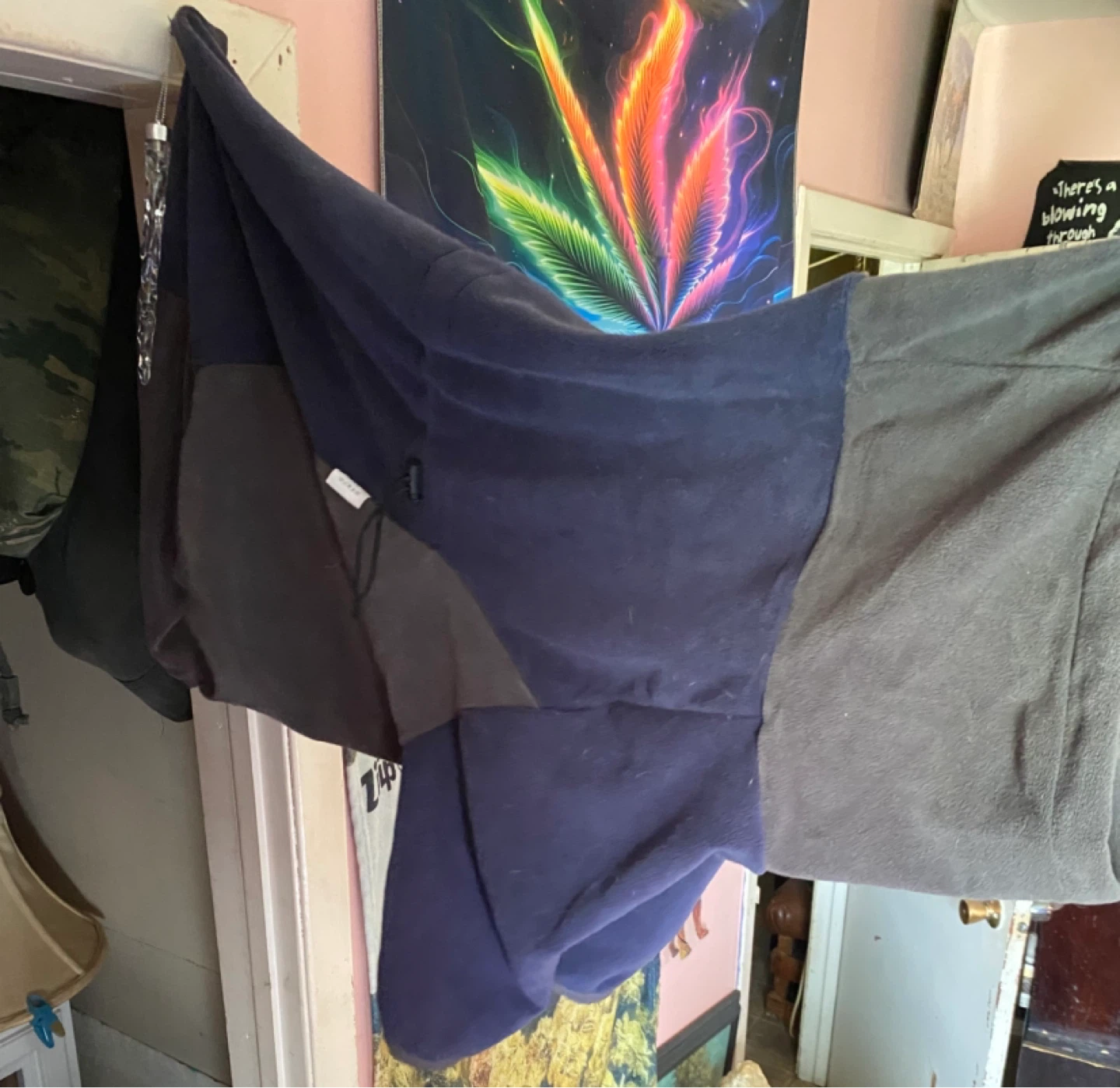 Patchwork Fleece Onesie - photo 3