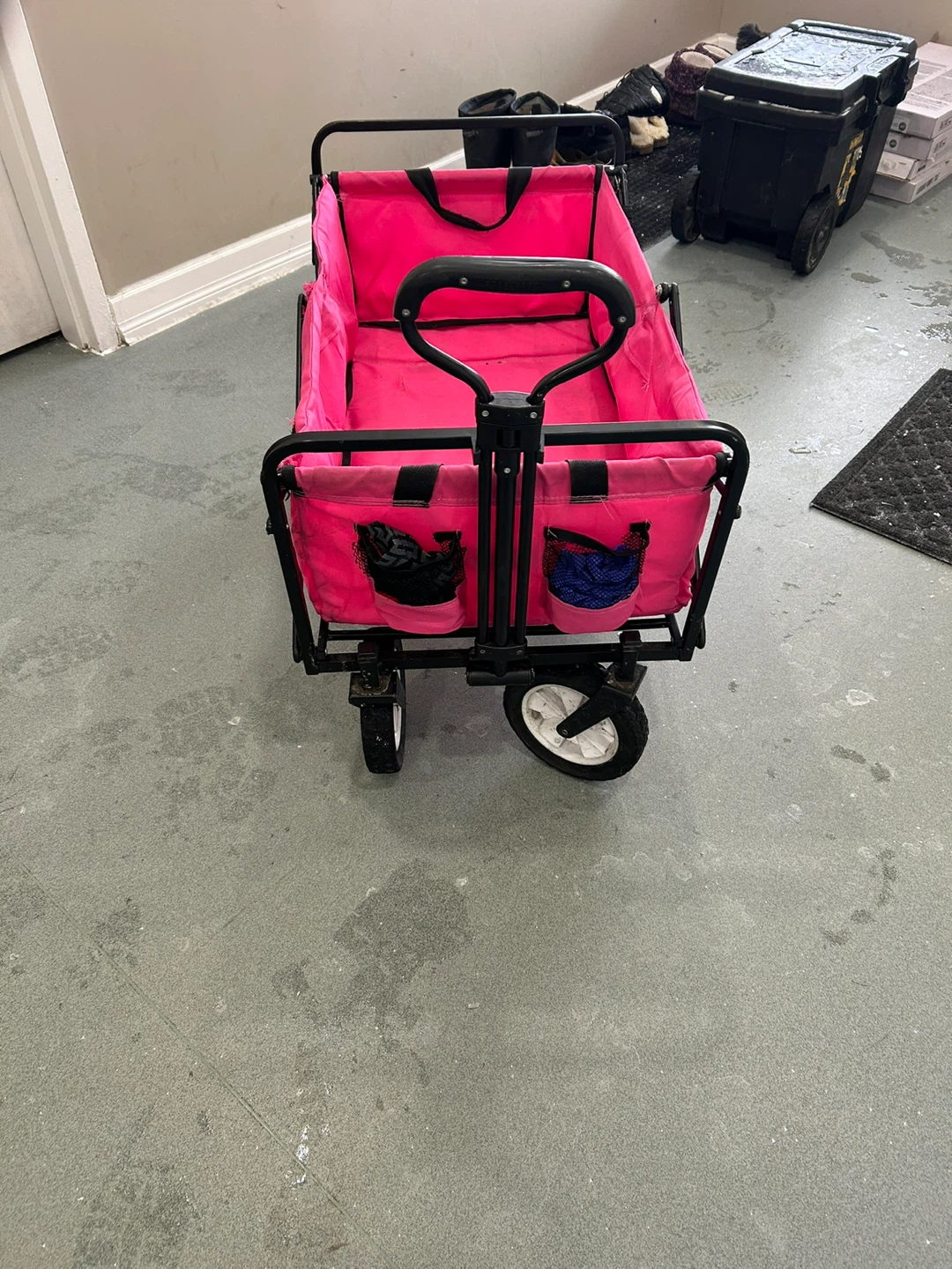 Pink Folding Utility Wagon