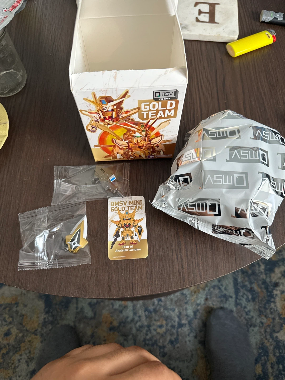 QMSV Mini Gold Team Akatsuki Gundam ORB-01 Model Kit - photo 2