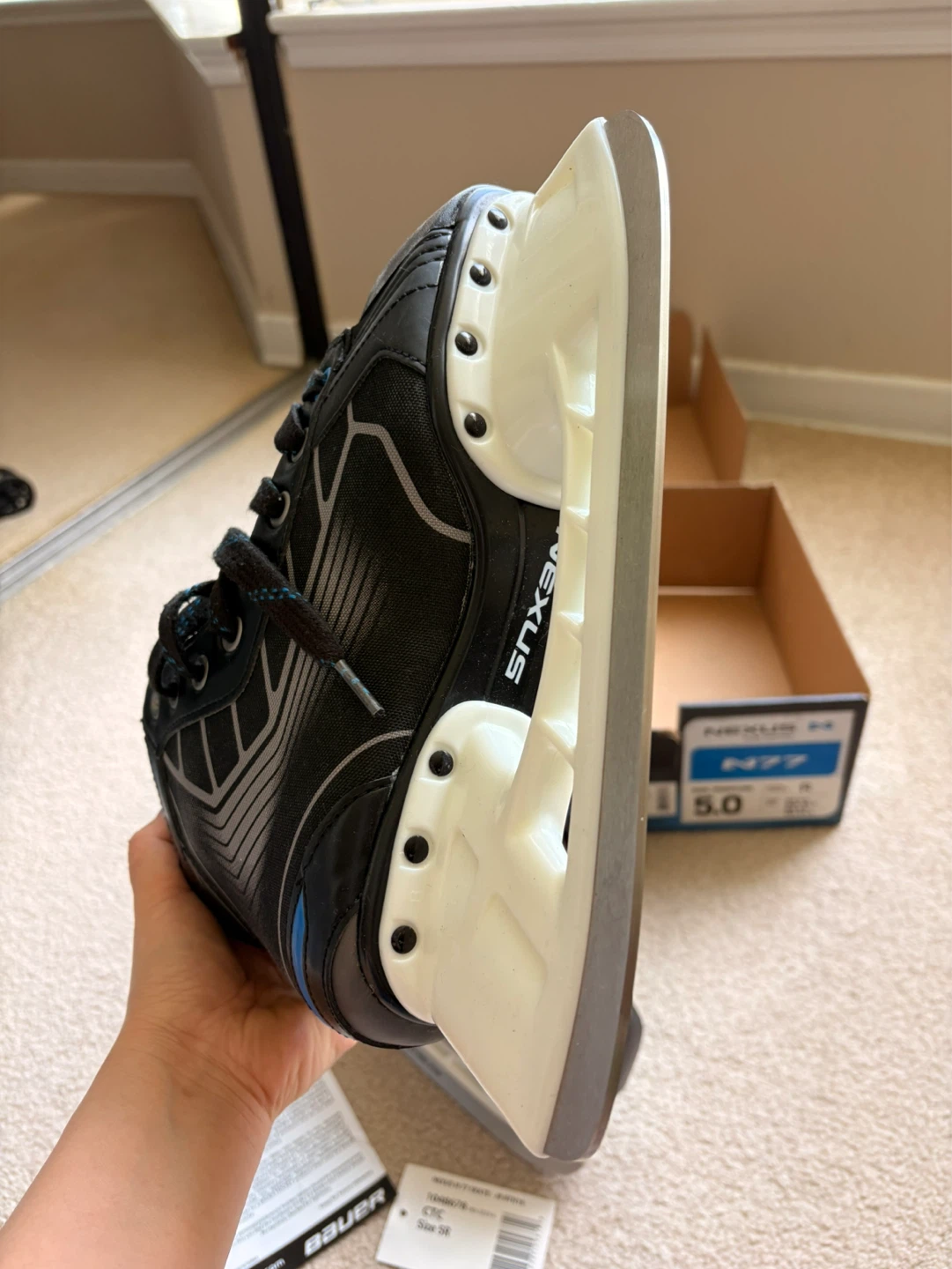 Bauer Nexus N77 Hockey Skates Size 5.0 R - photo 2