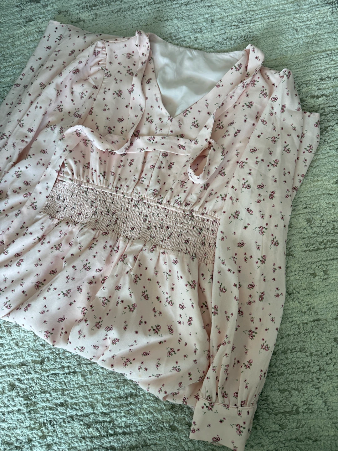 Pretty Pink Floral Maxi Dress Size M