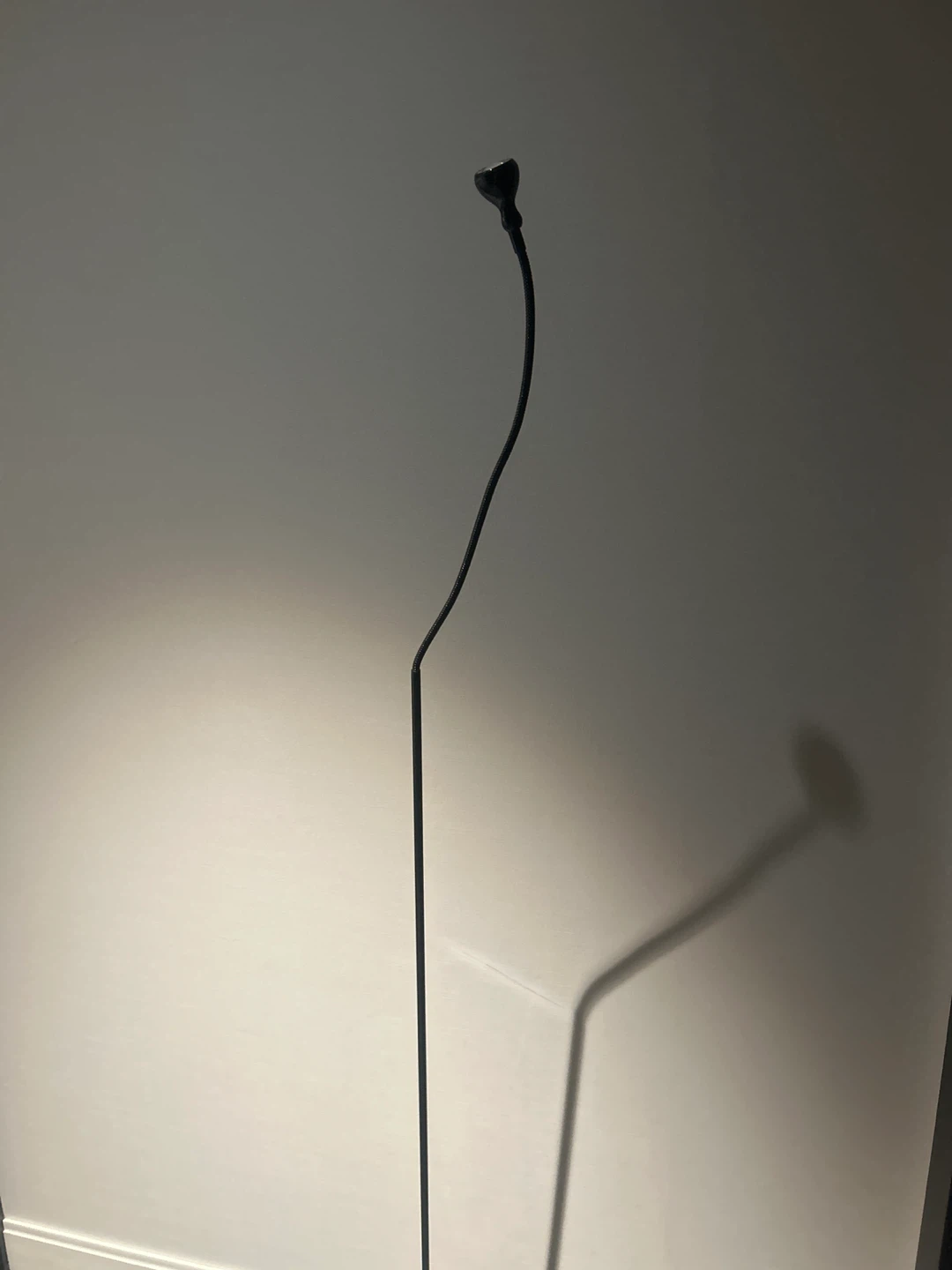 160cm Black Floor Lamp with Foot Switch
