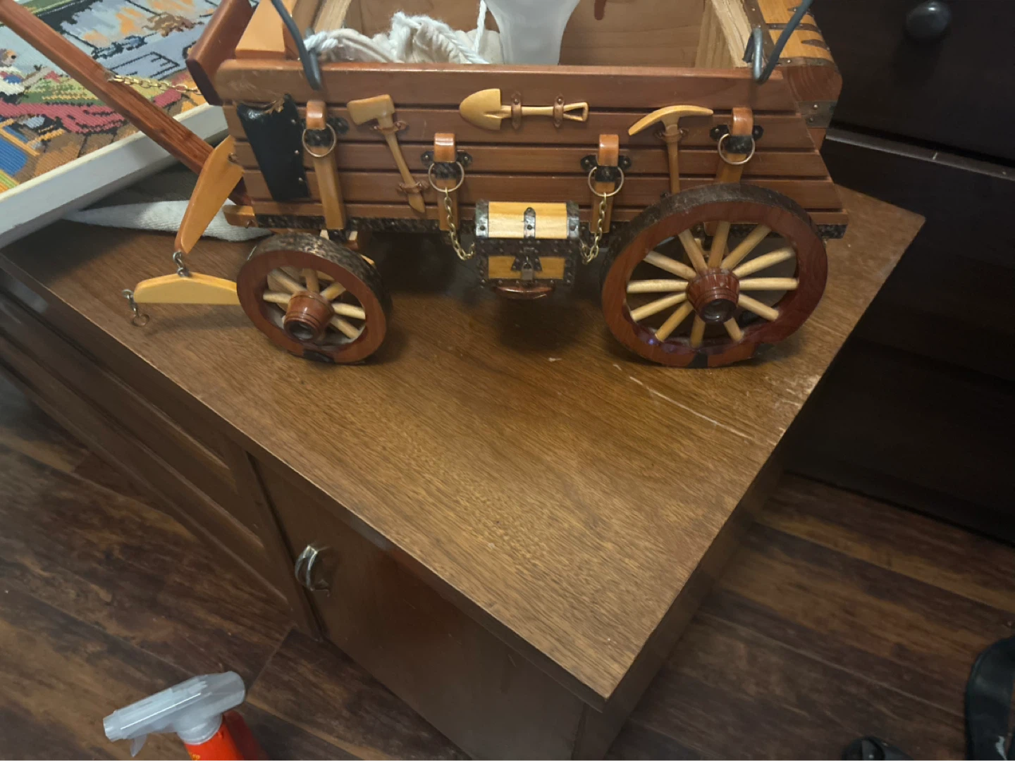 Vintage Covered Wagon Lamp - photo 2
