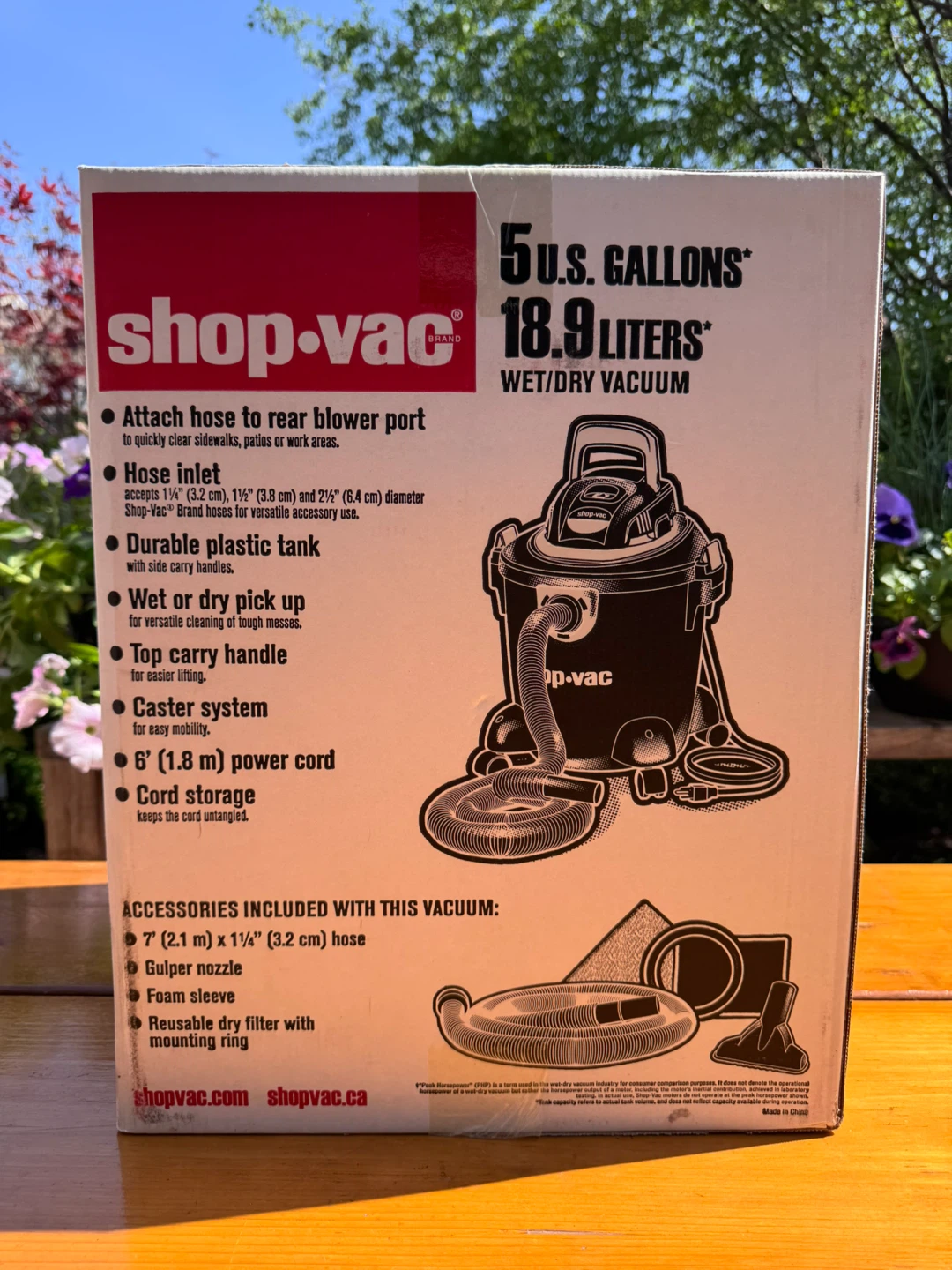 Brand New Shop Vac Wet/Dry Vacuum 5 Gallons (18.9 Liters) - photo 2