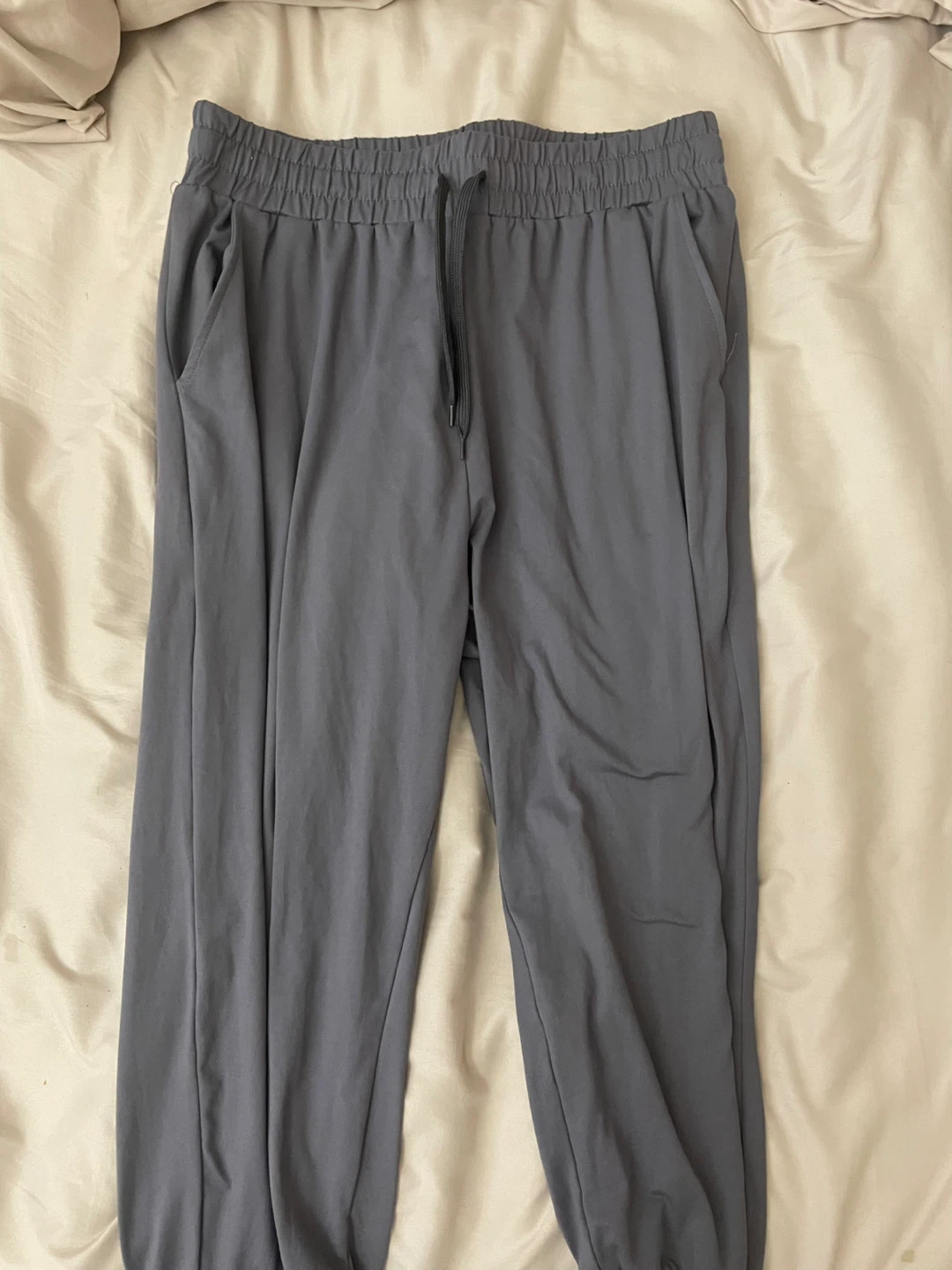 Grey Athletic cuff pants