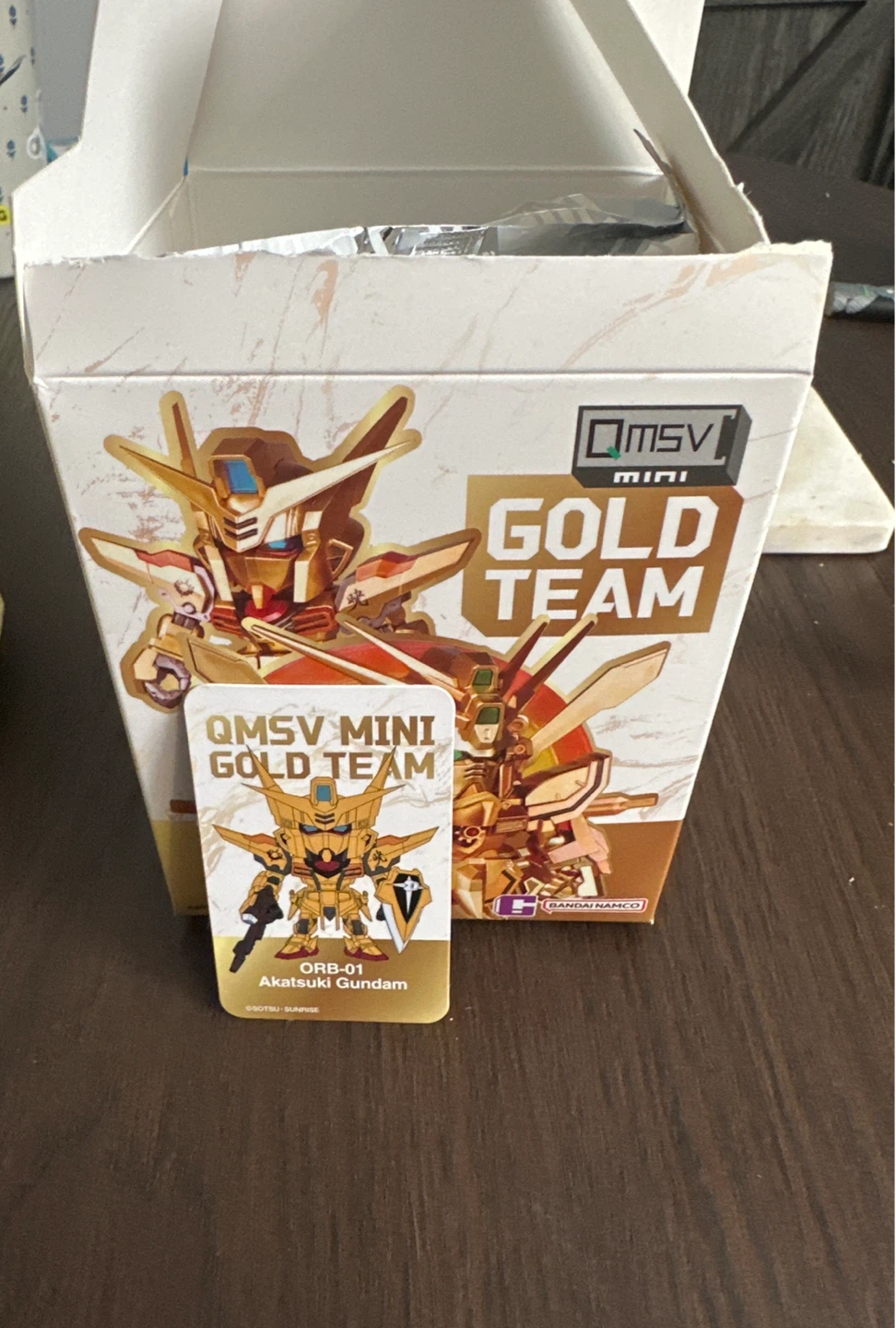 QMSV Mini Gold Team Akatsuki Gundam ORB-01 Model Kit - photo 3