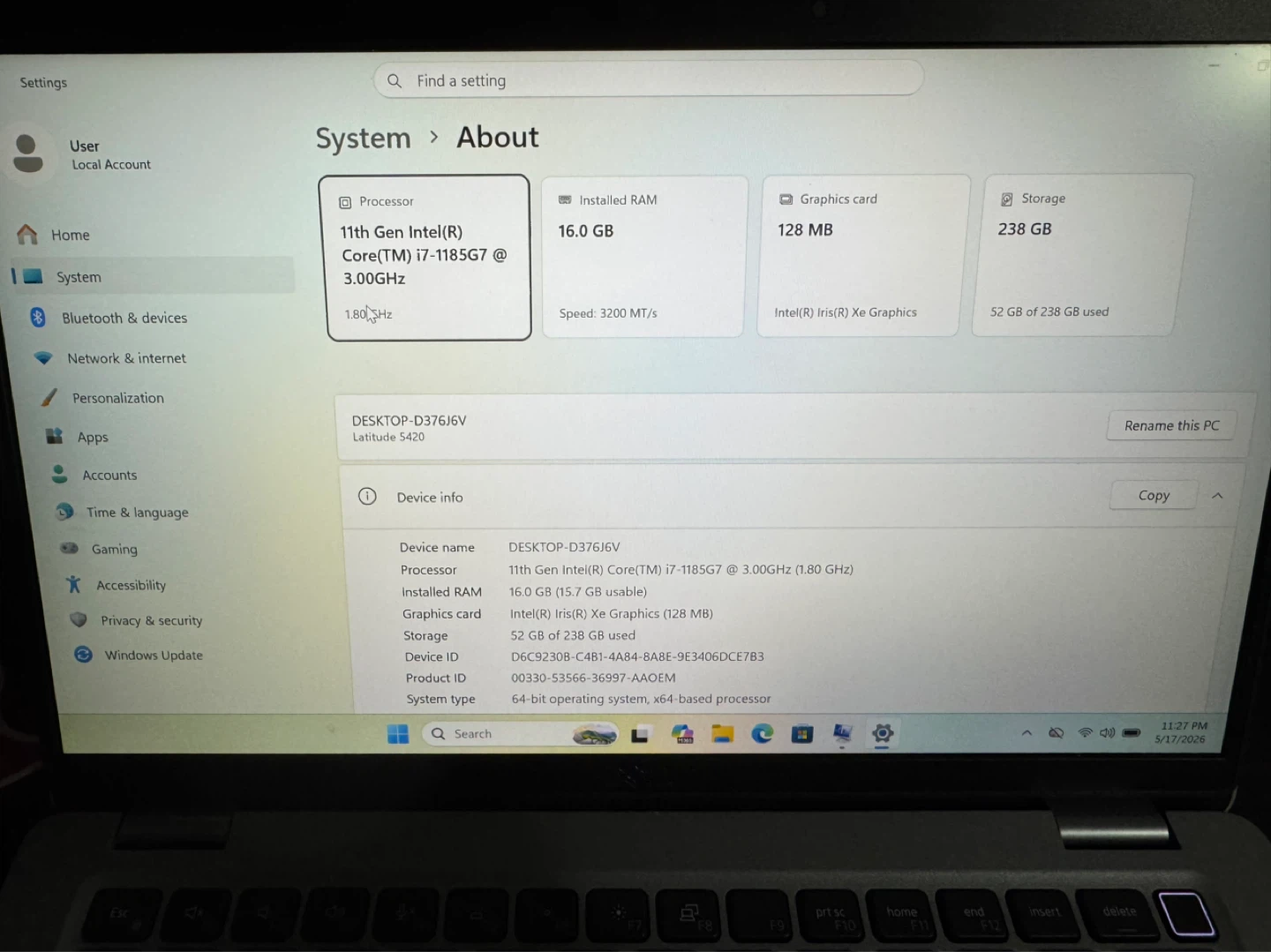 Dell Latitude 5420 Laptop - photo 2
