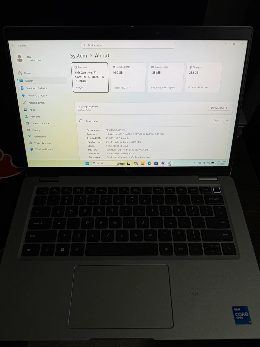Dell Latitude 5420 Laptop