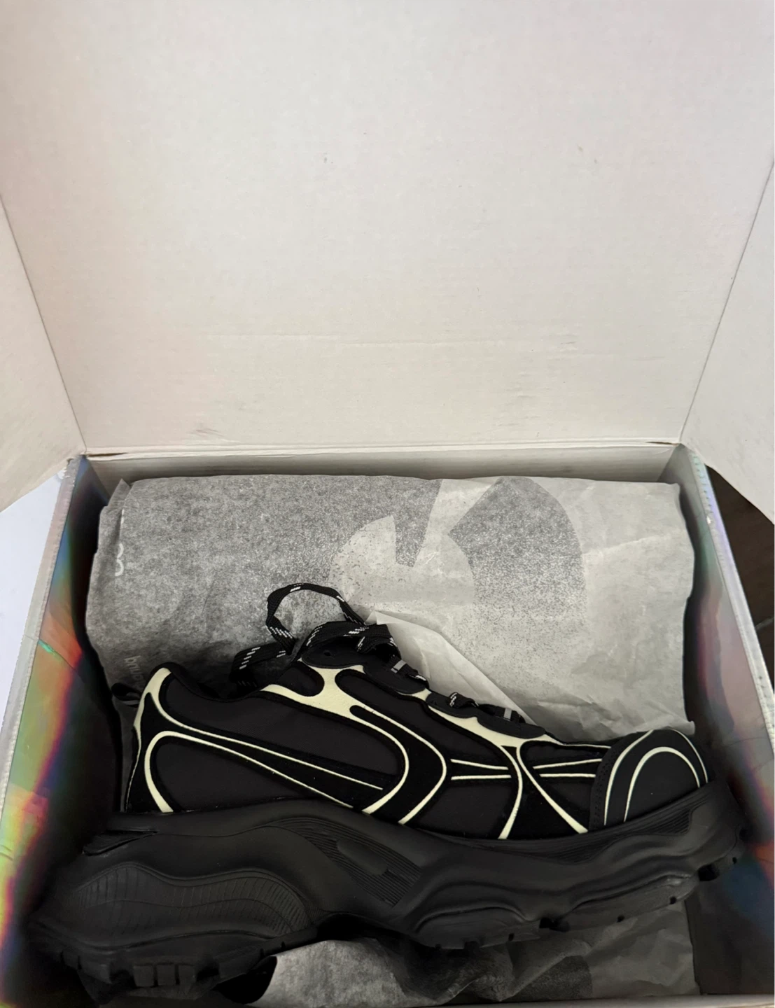 OG Offground Black Chunky Sneakers Size 41