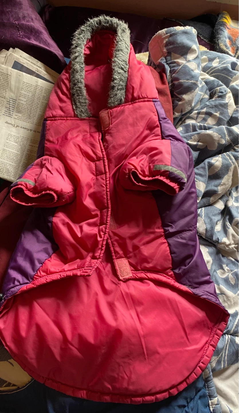Dog Winter Jacket - Pink/Purple
