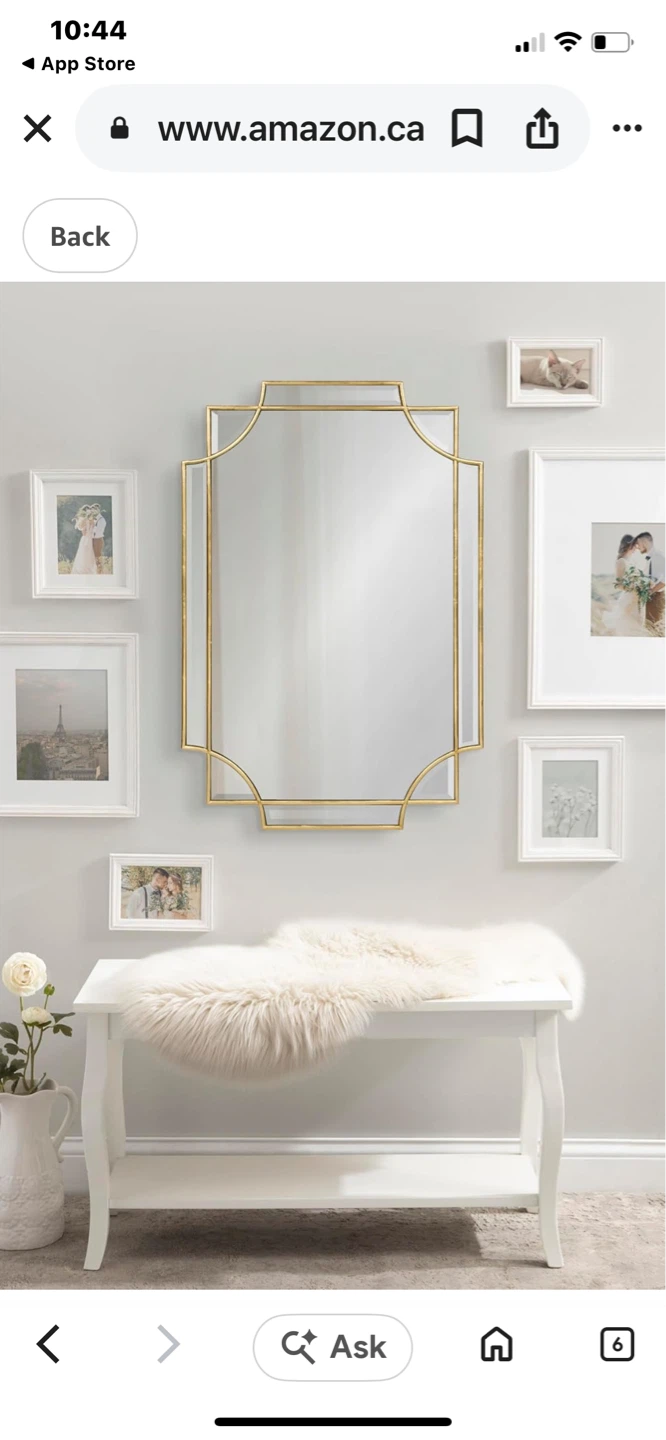 Decorative Gold Mirror