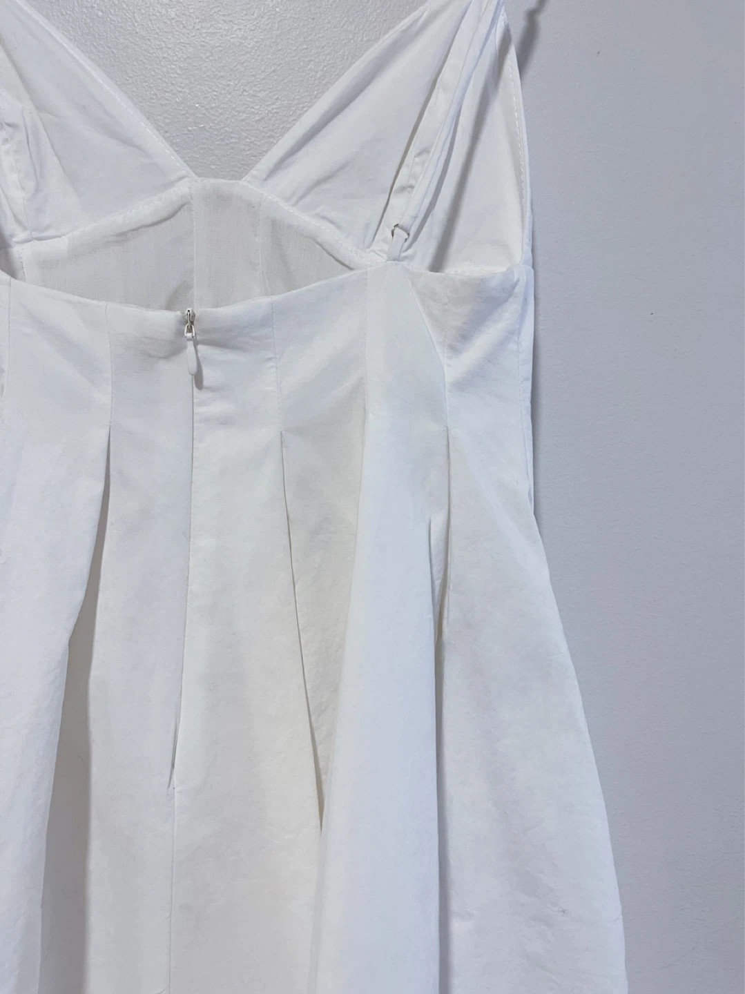 Brand New White Mini Dress with Spaghetti Straps - photo 4