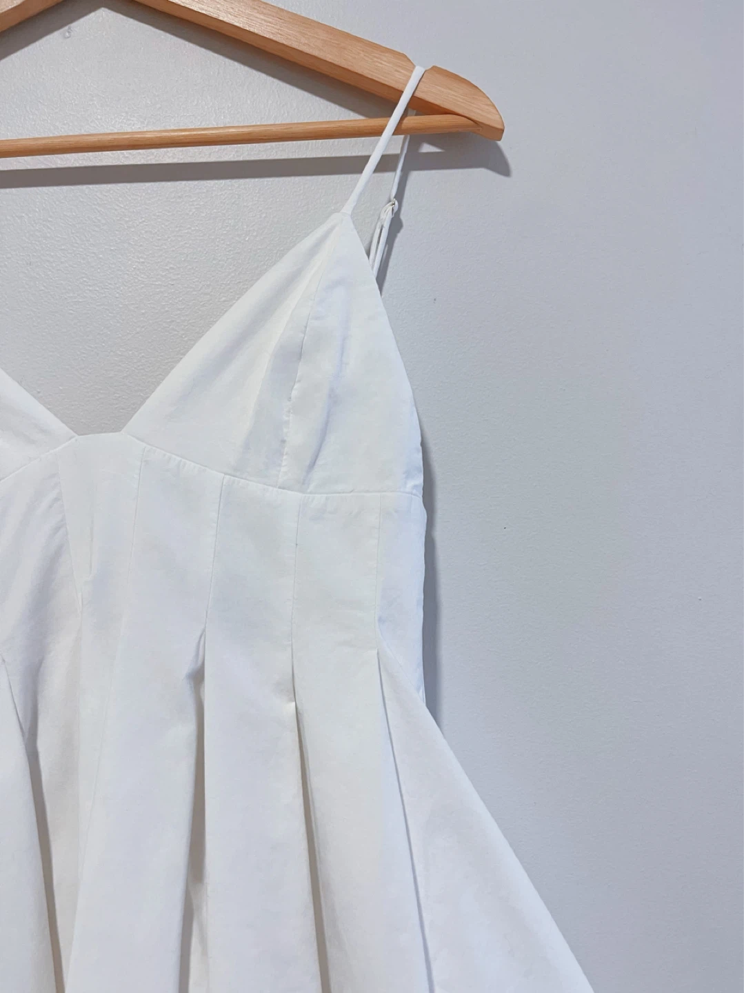 Brand New White Mini Dress with Spaghetti Straps - photo 3