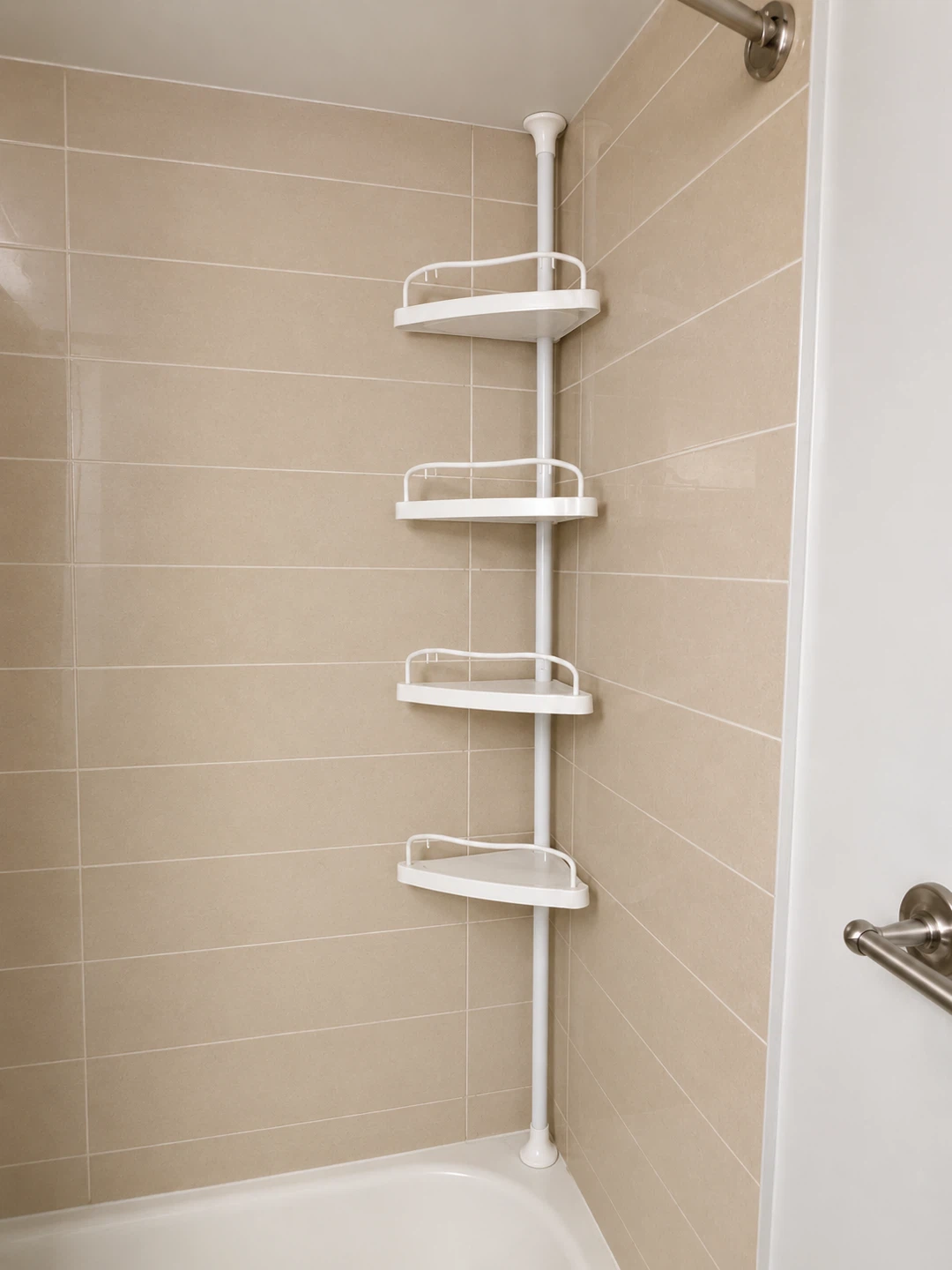 Telescopic Shower Caddy with 4 Shelves