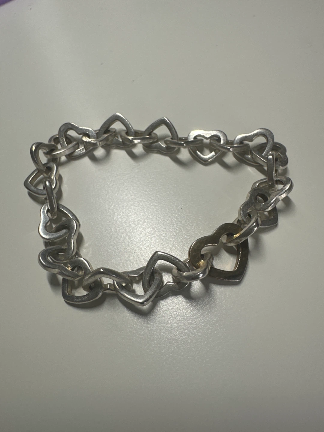 Tiffany & Co. Sterling Silver Heart Charm Bracelet - photo 2