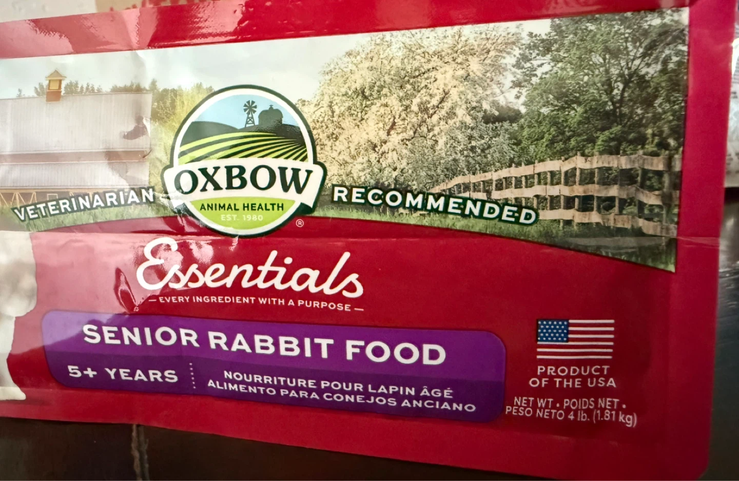 Oxbow Essentials Senior Rabbit Food - photo 4
