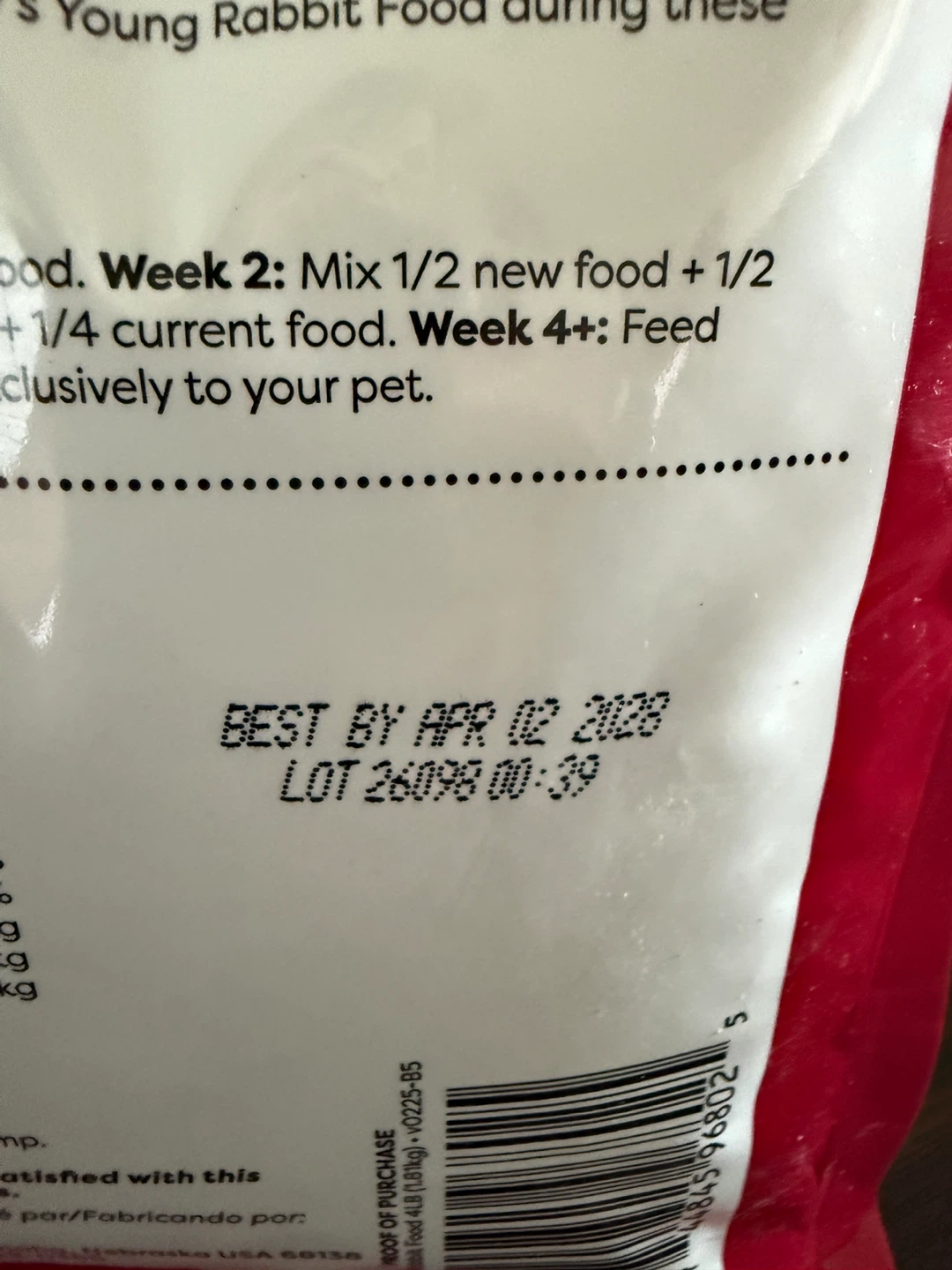 Oxbow Essentials Senior Rabbit Food - photo 3
