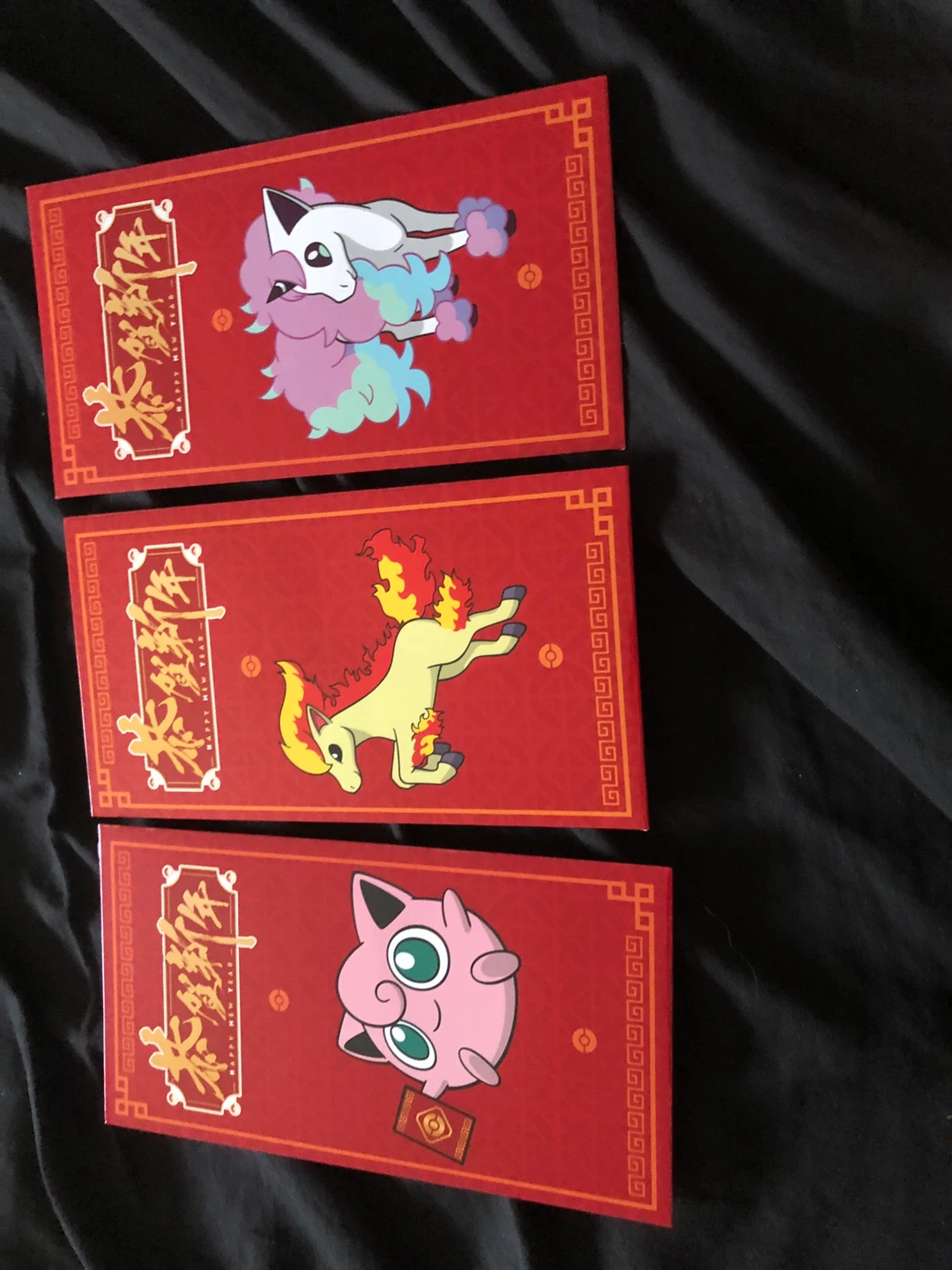 Pokemon Chinese New Year Red Envelopes