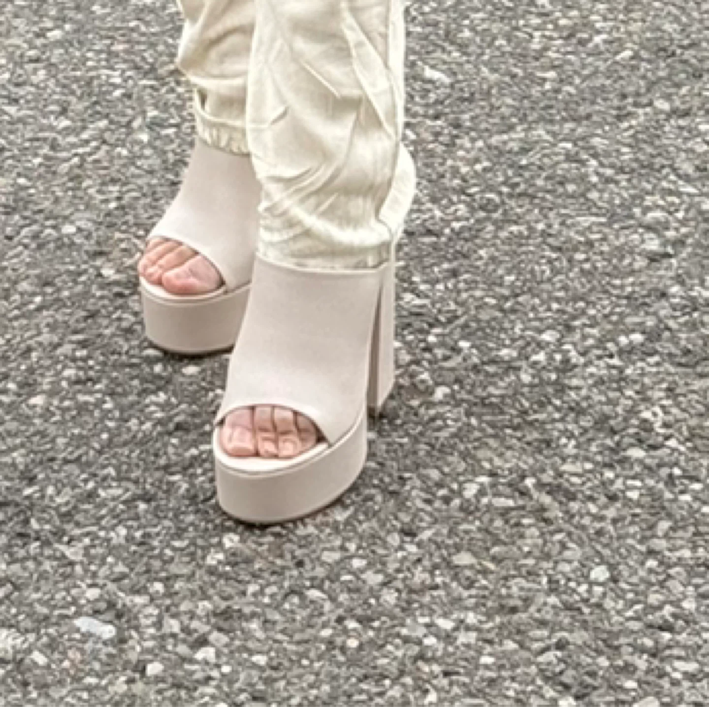 Platform Block Heel Sandals