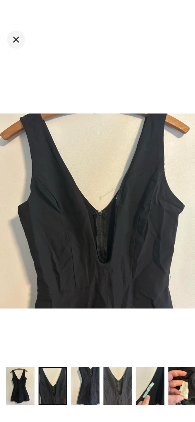 Lulus Black V-Neck dress - photo 2