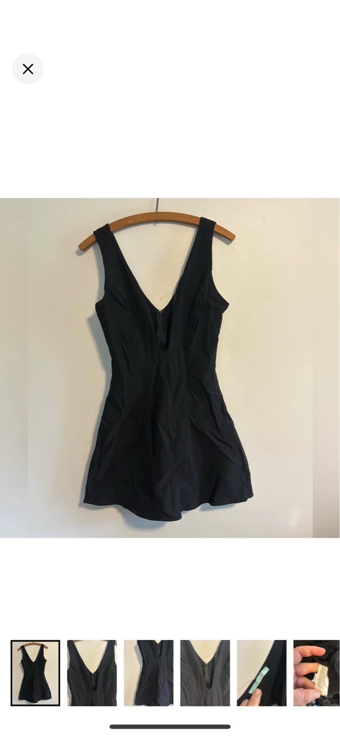 Lulus Black V-Neck dress