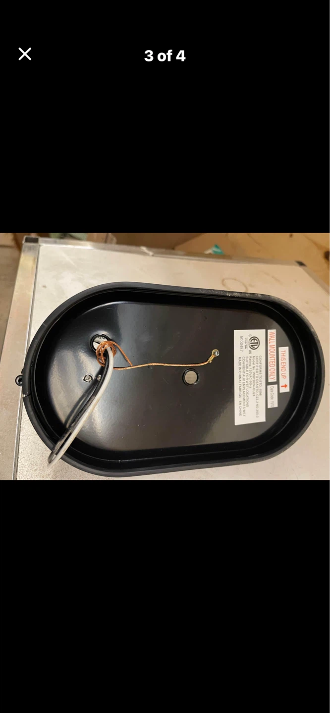 Black Outdoor Marine Light Fixture - photo 4
