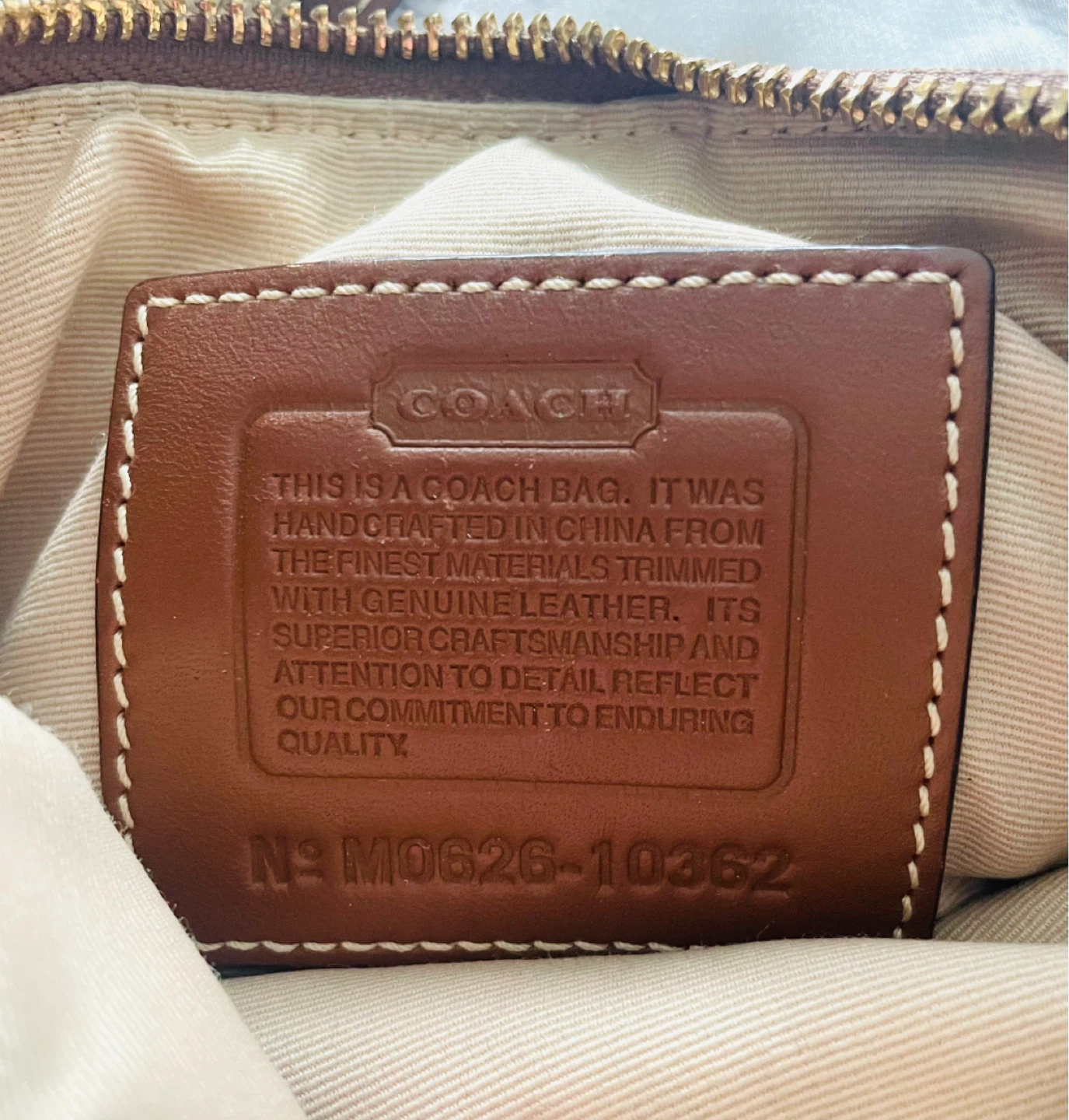 Coach Signature Messenger Bag - Brown/Tan - photo 5