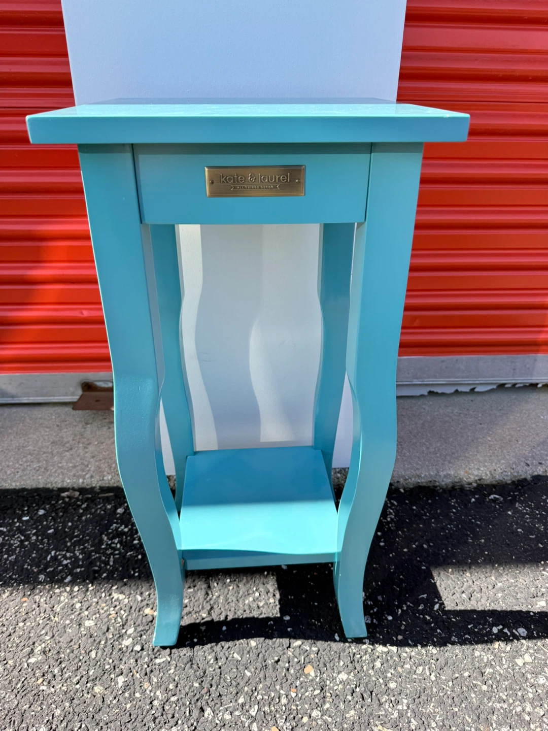 Kate & Laurel Accent Table - Teal