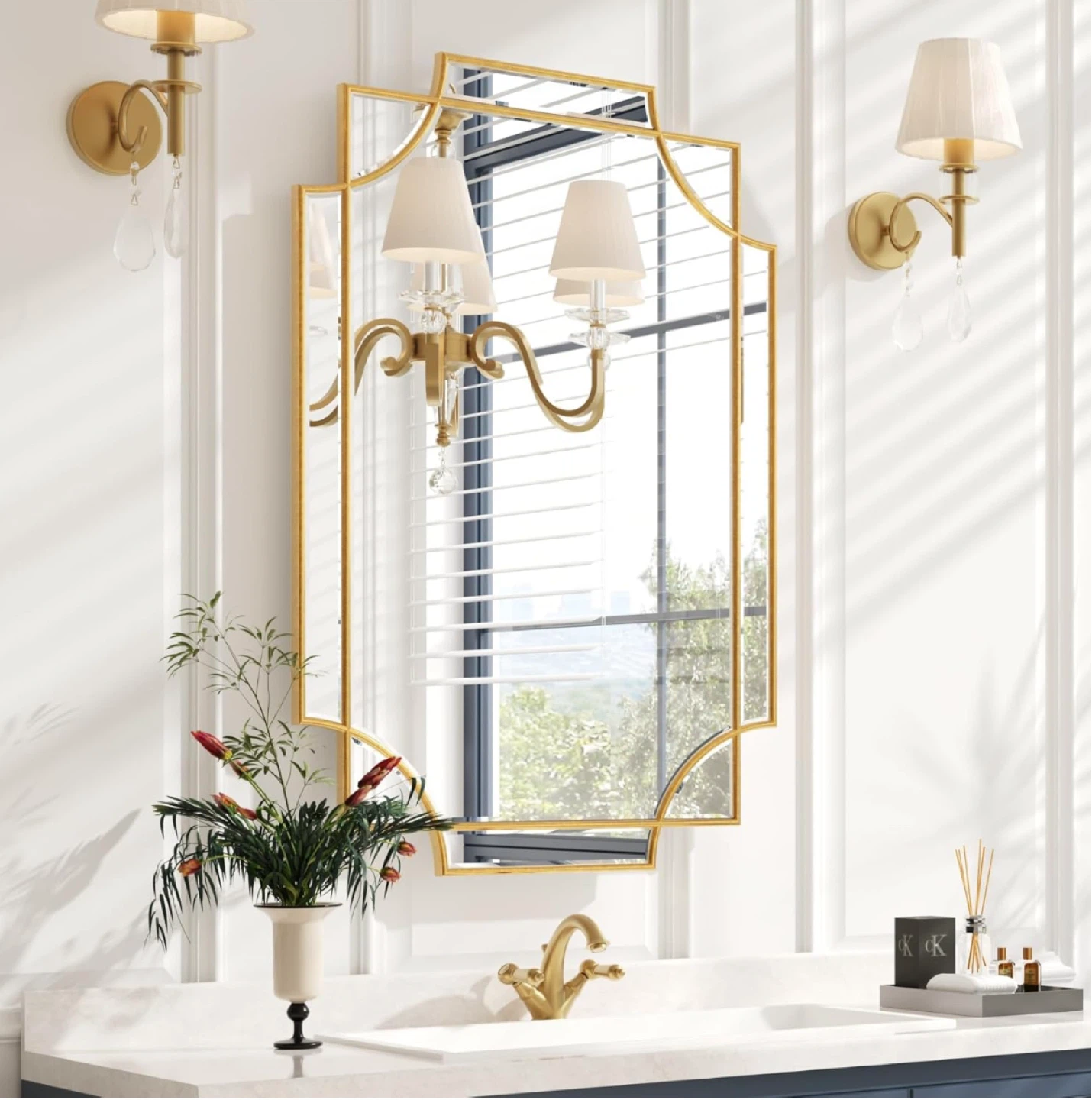 Decorative Gold Mirror - photo 3